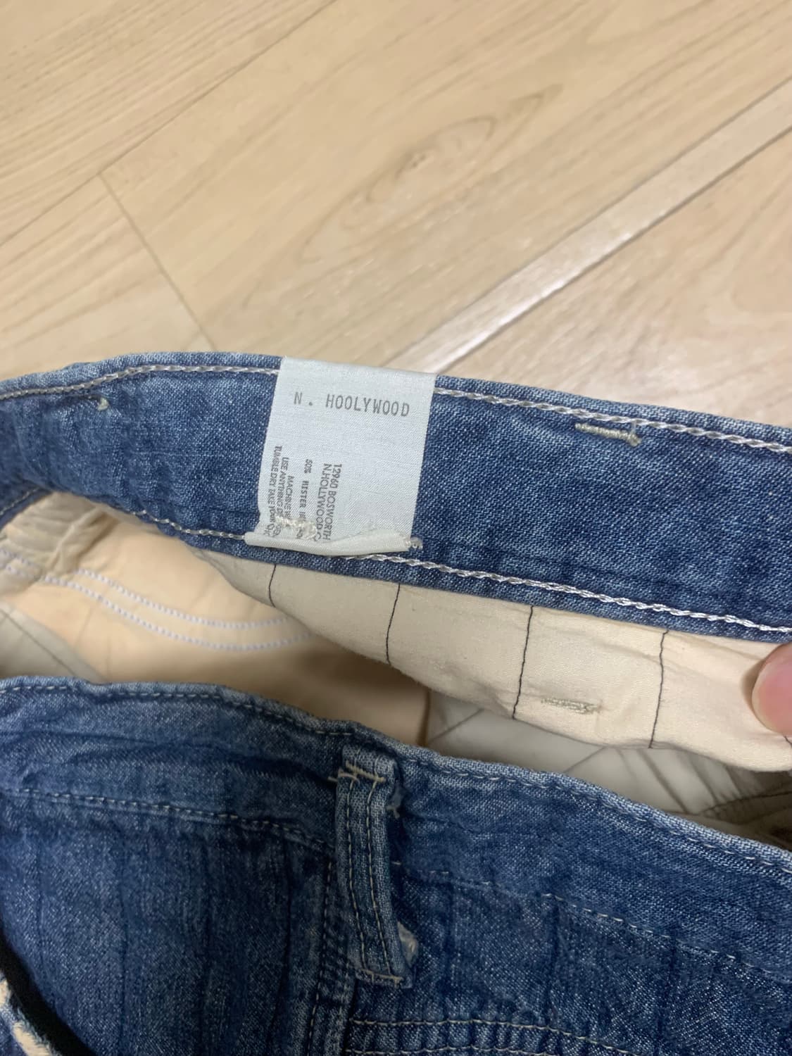 n.hollywood x wrangler vertical stitch  상품이미지4
