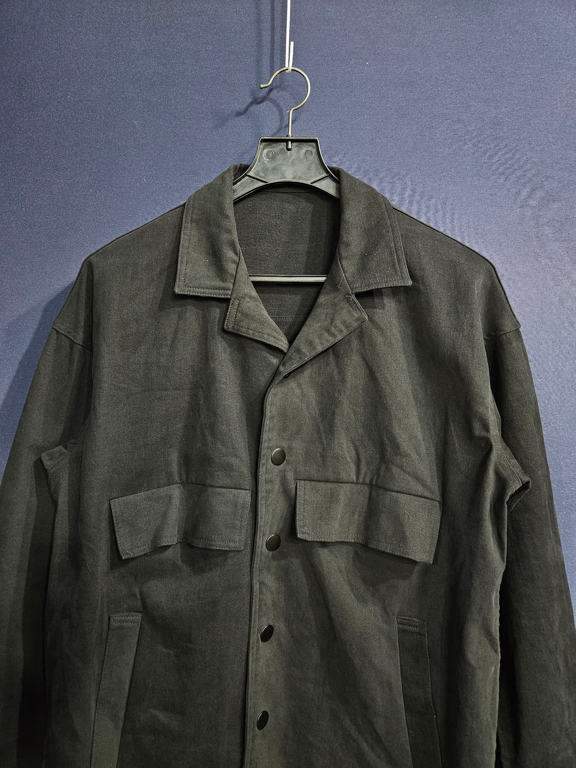 셉템버필름 자수 블랙 남성 오버핏 100~105 자켓  상품이미지7