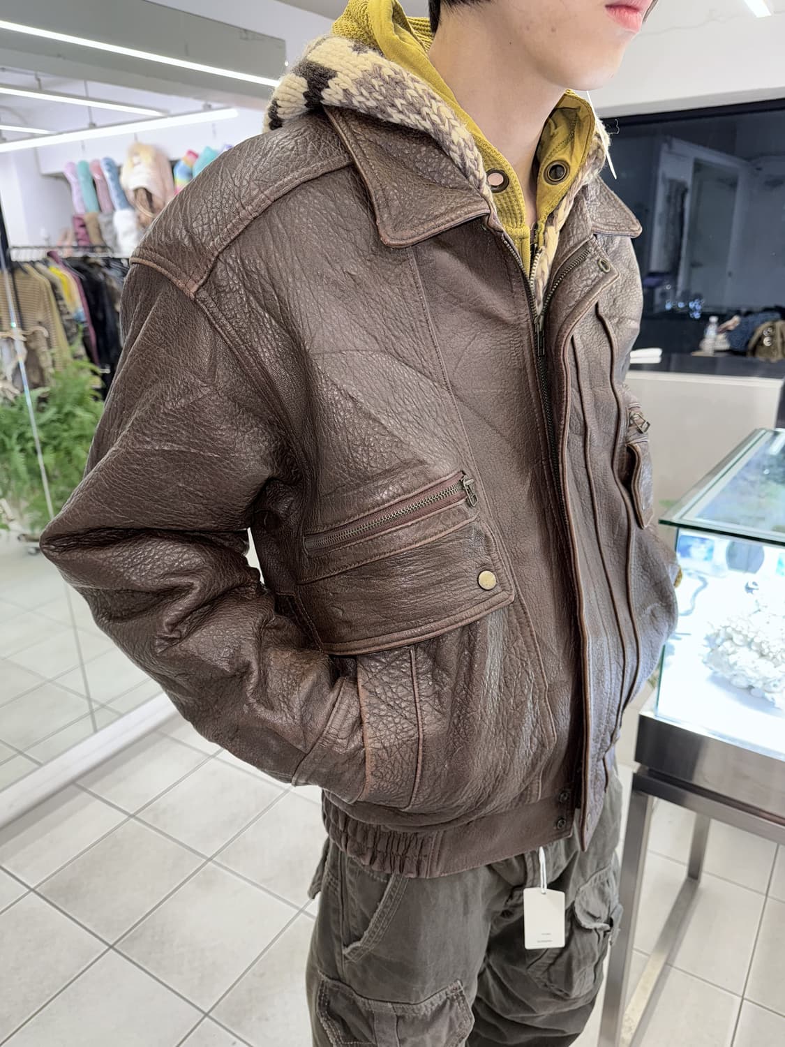 real leather jumper 상품이미지3