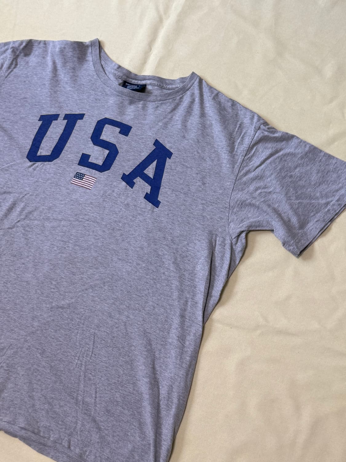 폴로 스포츠 USA 플래그 스펠아웃 티셔츠 90s usa 상품이미지2