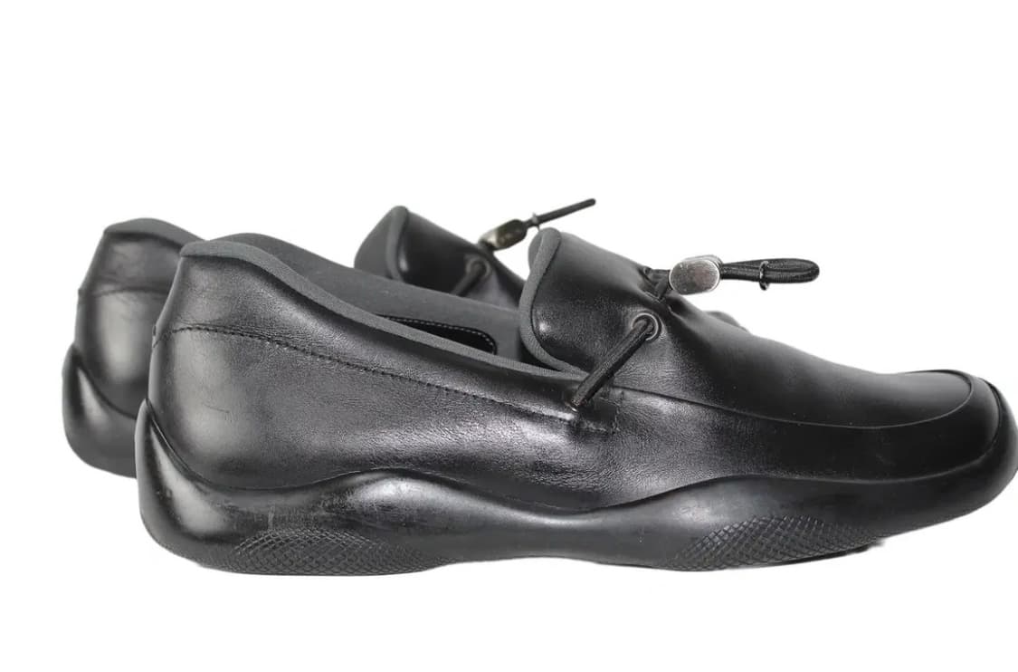 2000s Prada Sport 프라다 스포츠 나파 레더 토글 로퍼 상품이미지6