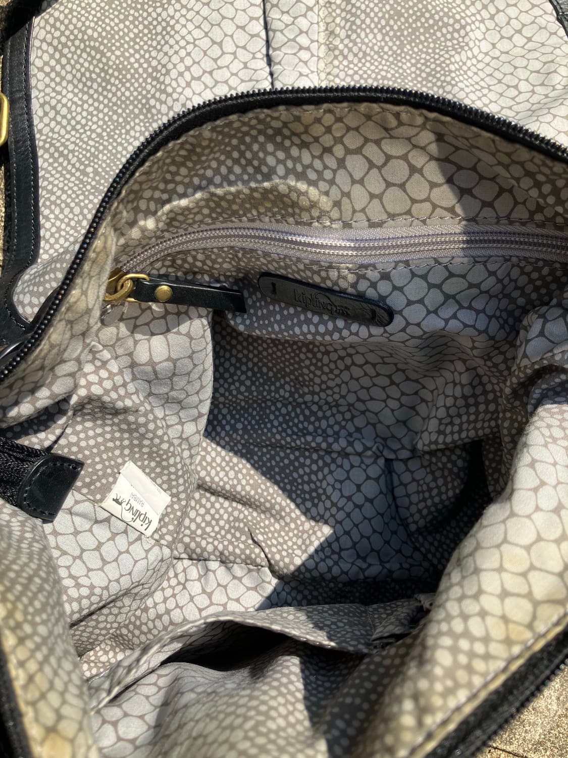 KIPLING 메탈 키링 레더 숄더백 크로스백 상품이미지10