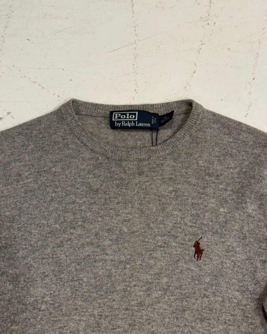폴로 그레이 니트 상품이미지2