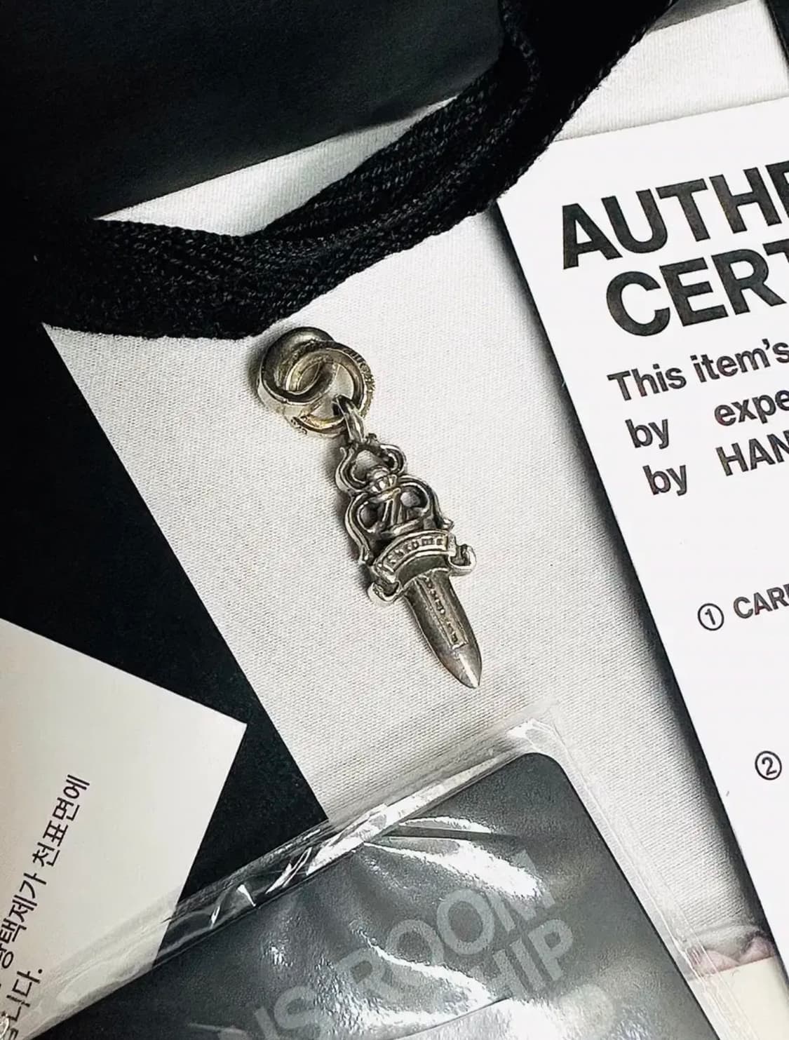 크롬하츠 블랙다이아 S대거 팬던트 상품이미지3