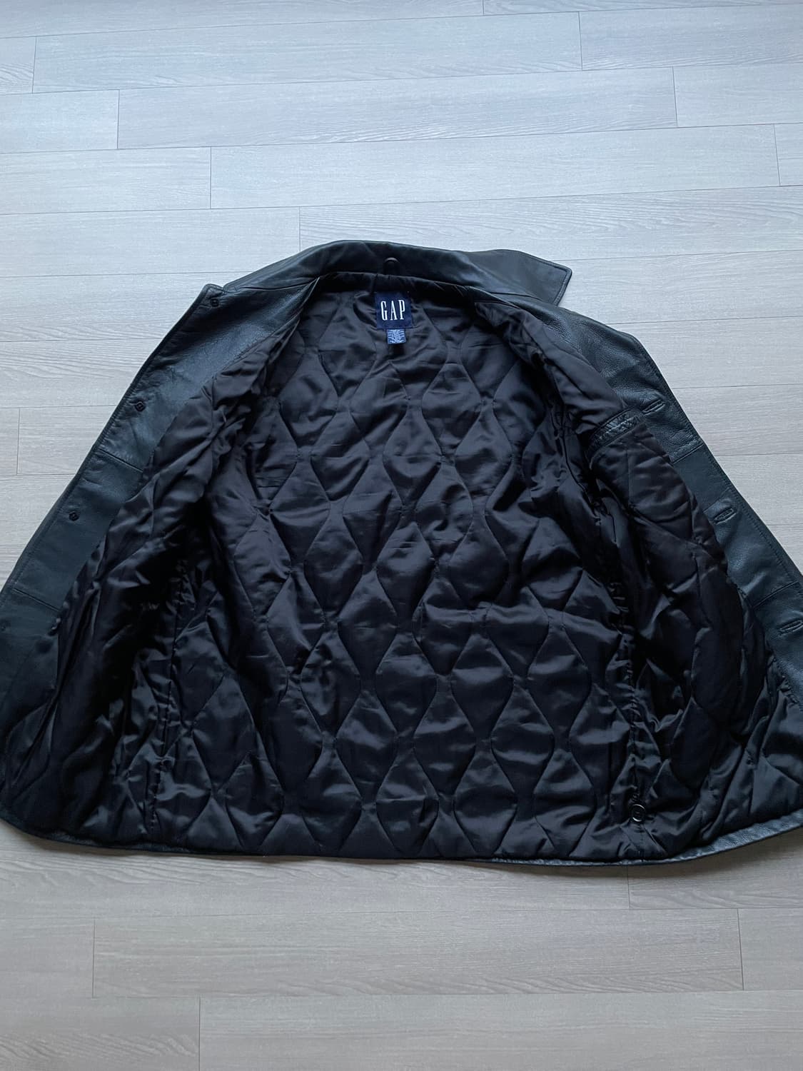 90s 올드갭 레더 카코트 gap carcoat 상품이미지3