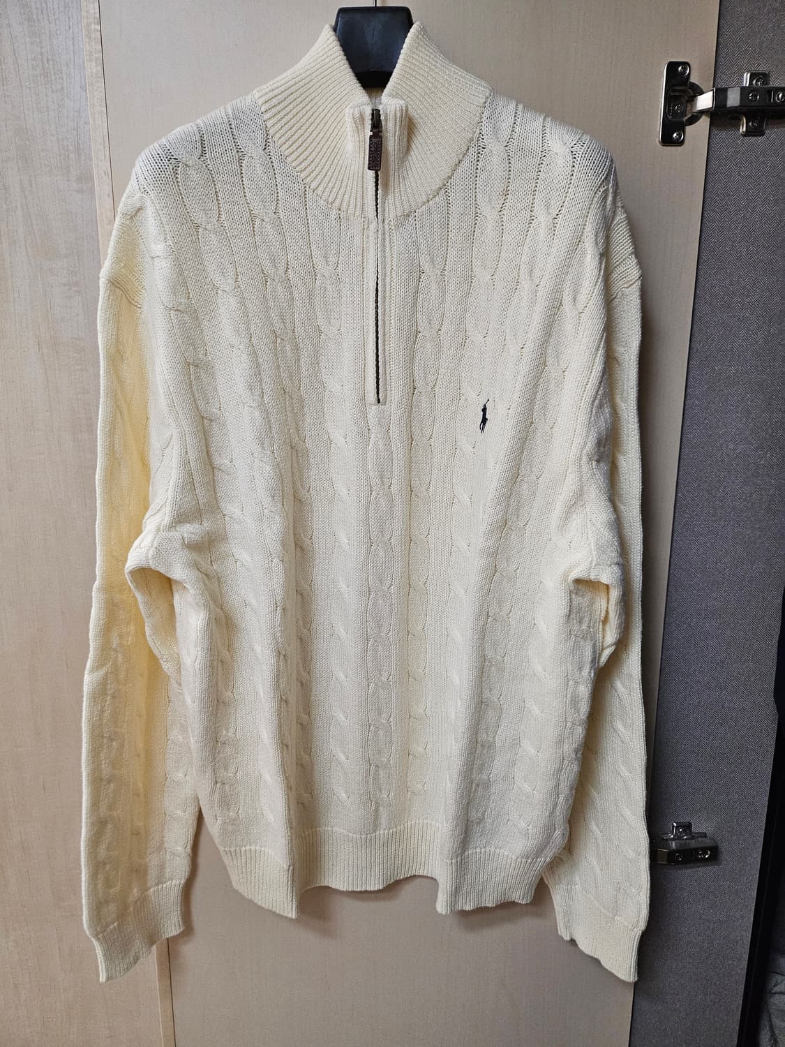 폴로 랄프로렌 케이블 하프집업 니트 XL 상품이미지1