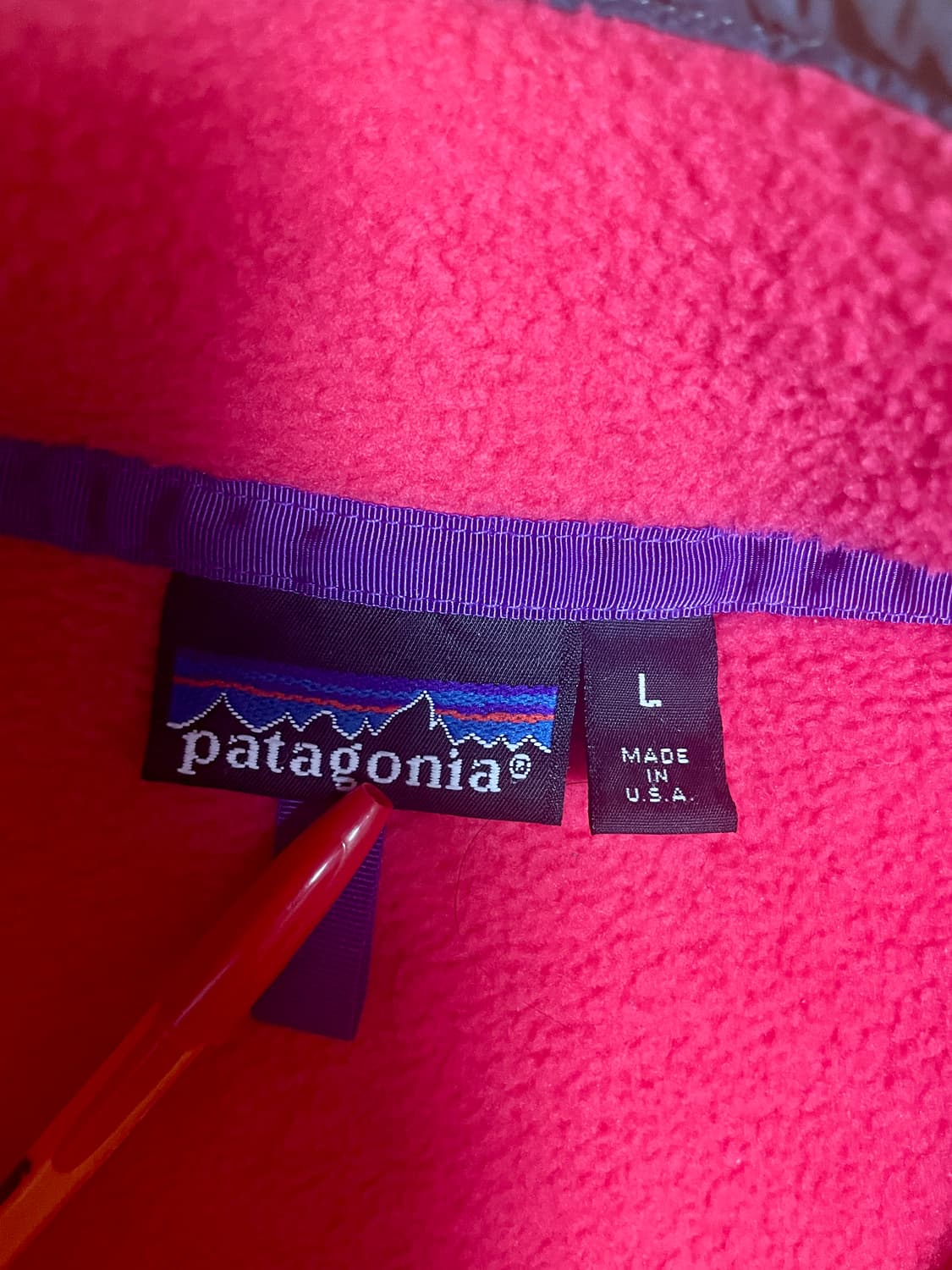 [L] 파타고니아 신칠라 USA 레드 상품이미지2