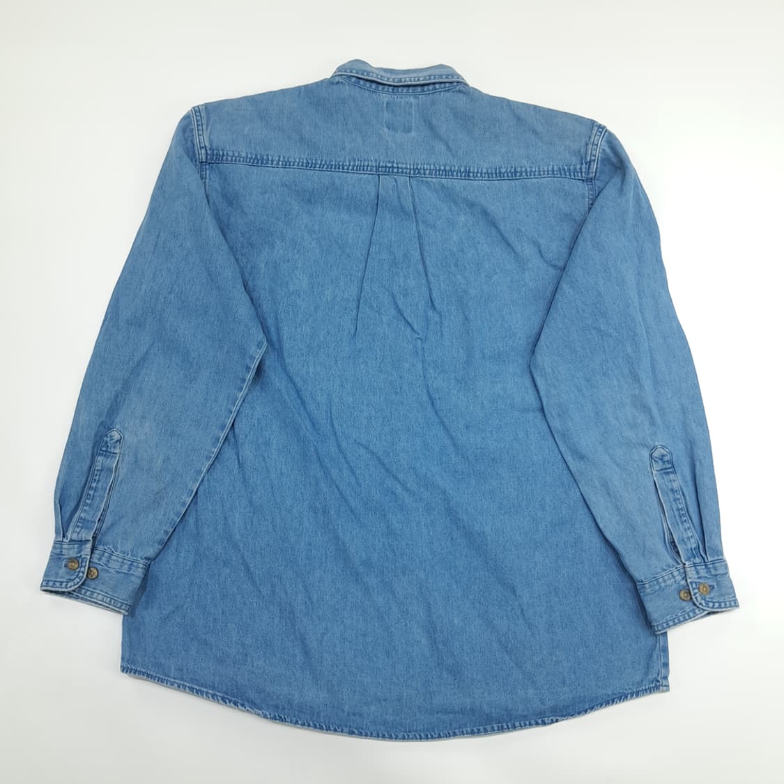 Co830 XL 디키즈 00s 연청 데님 긴팔 셔츠 상품이미지9