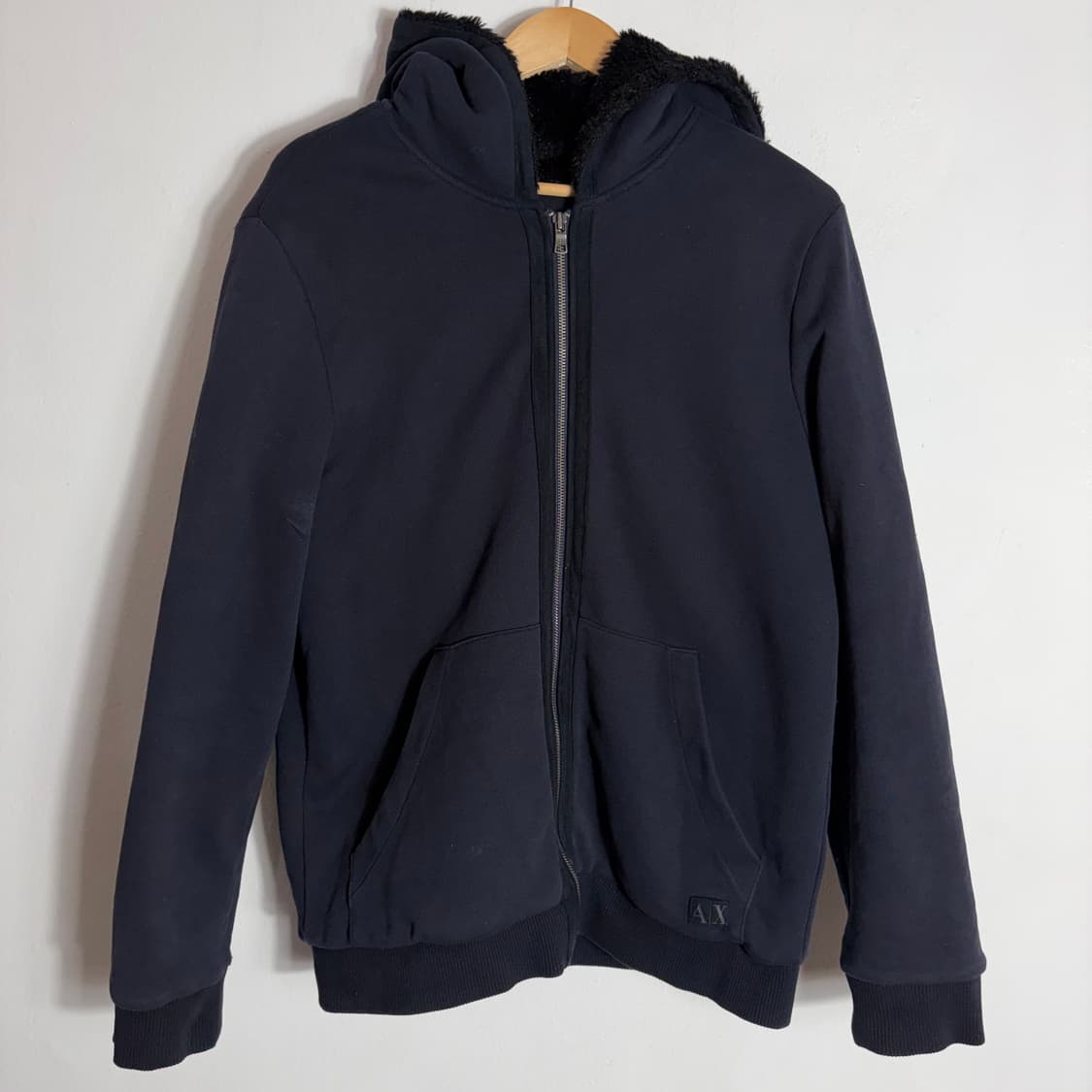 아르마니 익스체인지 네이비 후드 집업 점퍼(Free) 상품이미지1