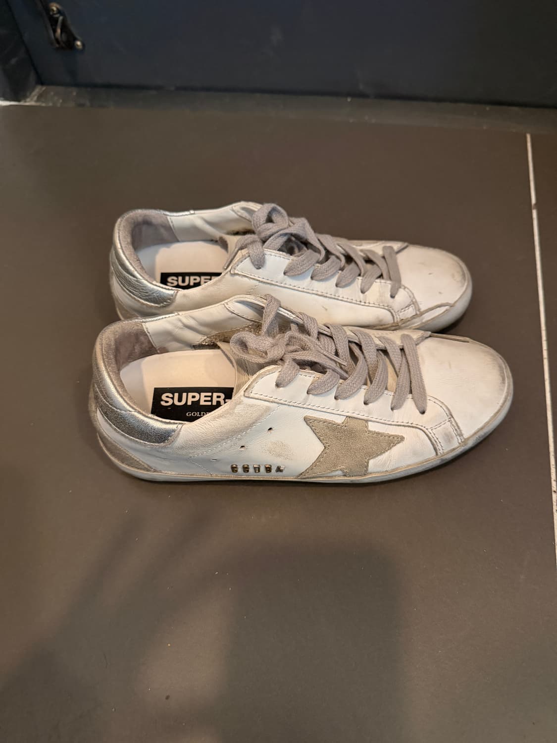 골든구스 슈퍼스타 화이트 실버탭 상품이미지2