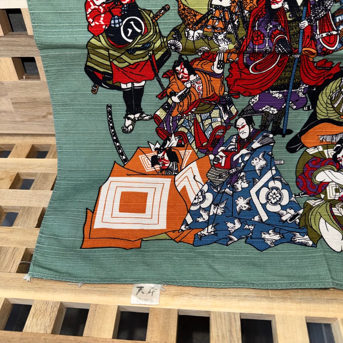 빈티지 제팬 후로시키 가부키 반다나  상품이미지2