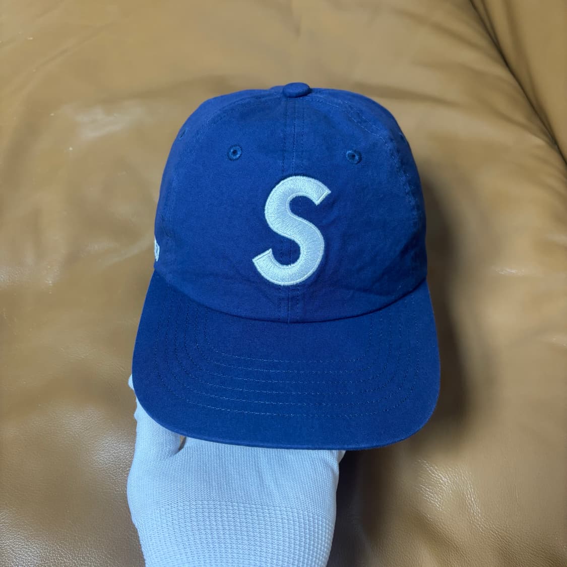 슈프림 S로고 6패널 볼캡 모자 20fw 고어텍스 인디고 네이비 상품이미지3