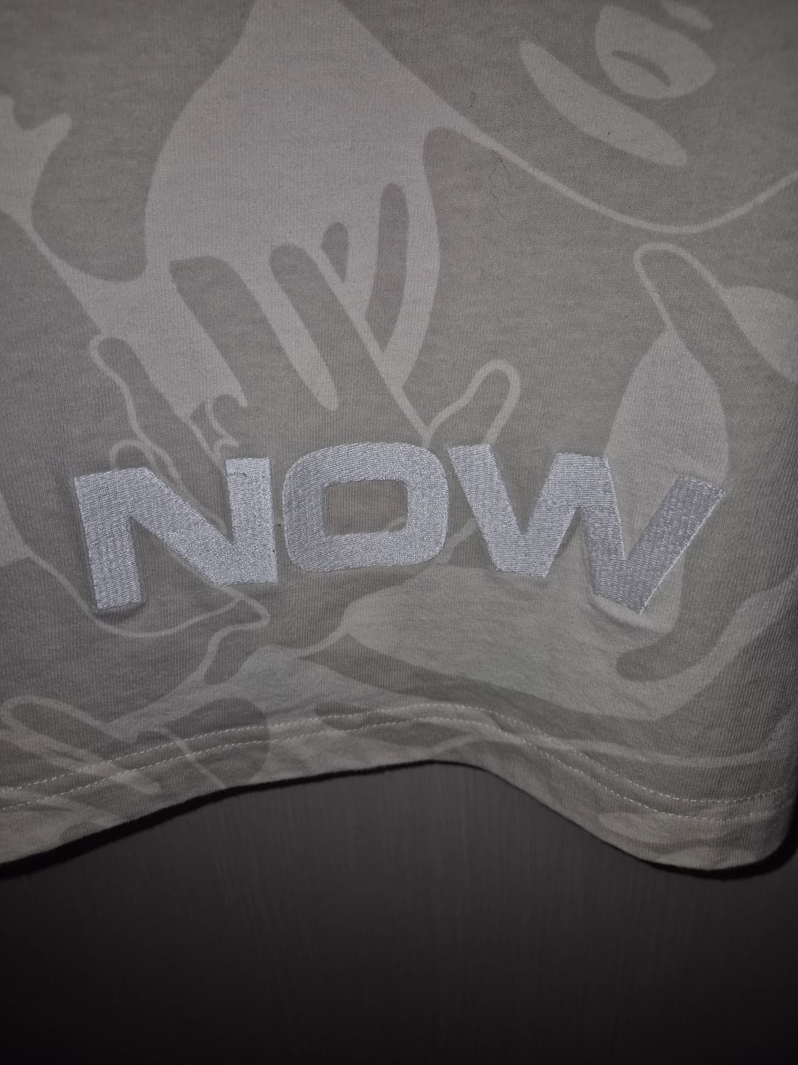 AAPE 크림 카모플라쥬 반팔티 L 상품이미지7