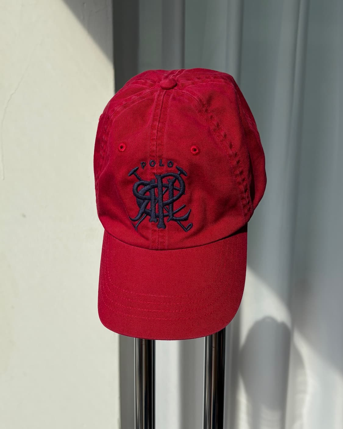 폴로 랄프로렌 클래식 버건디 치노 볼캡 상품이미지3