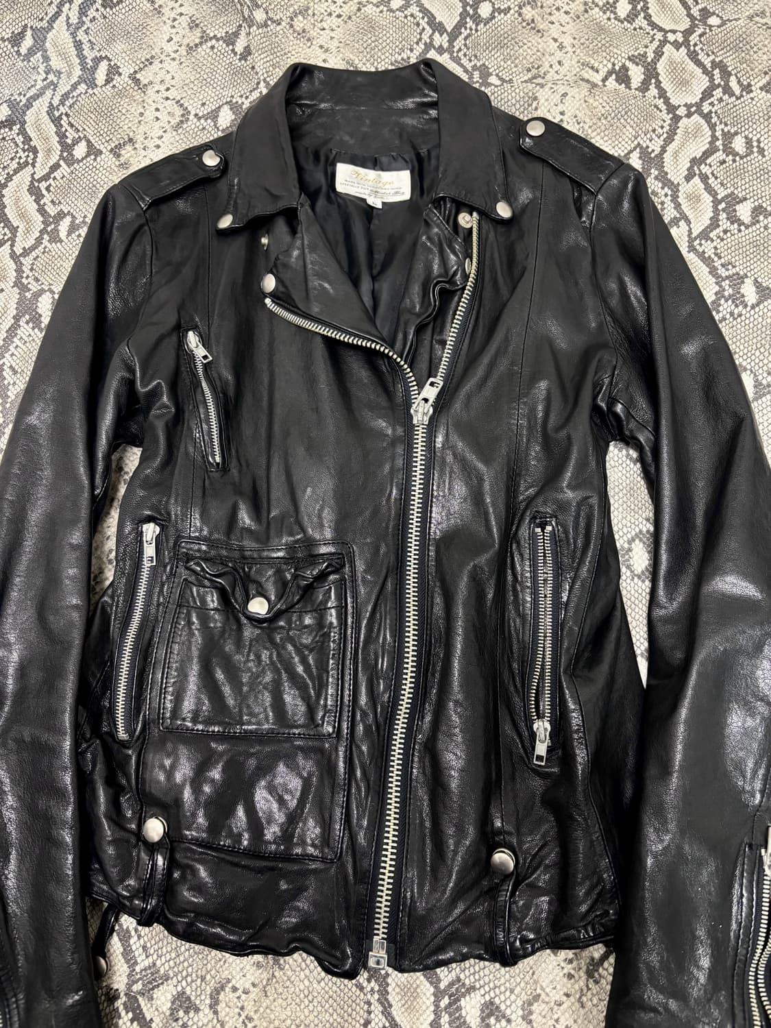 LambSkin Side Zip Jacket 상품이미지9