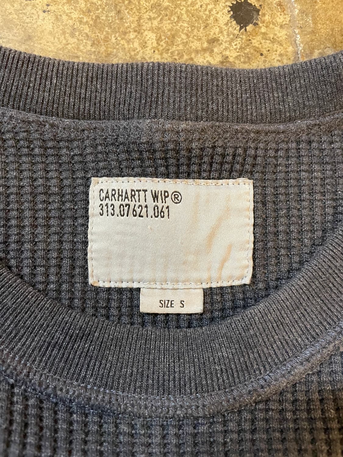 칼하트 WIP 빈티지 헤비울 크롭 스웻 니트 상품이미지5
