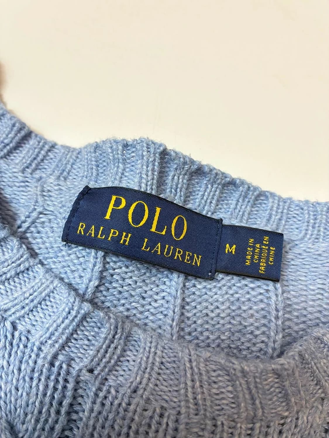 폴로 랄프로렌 10's 스카이블루 꽈배기 니트 PN8368 상품이미지6