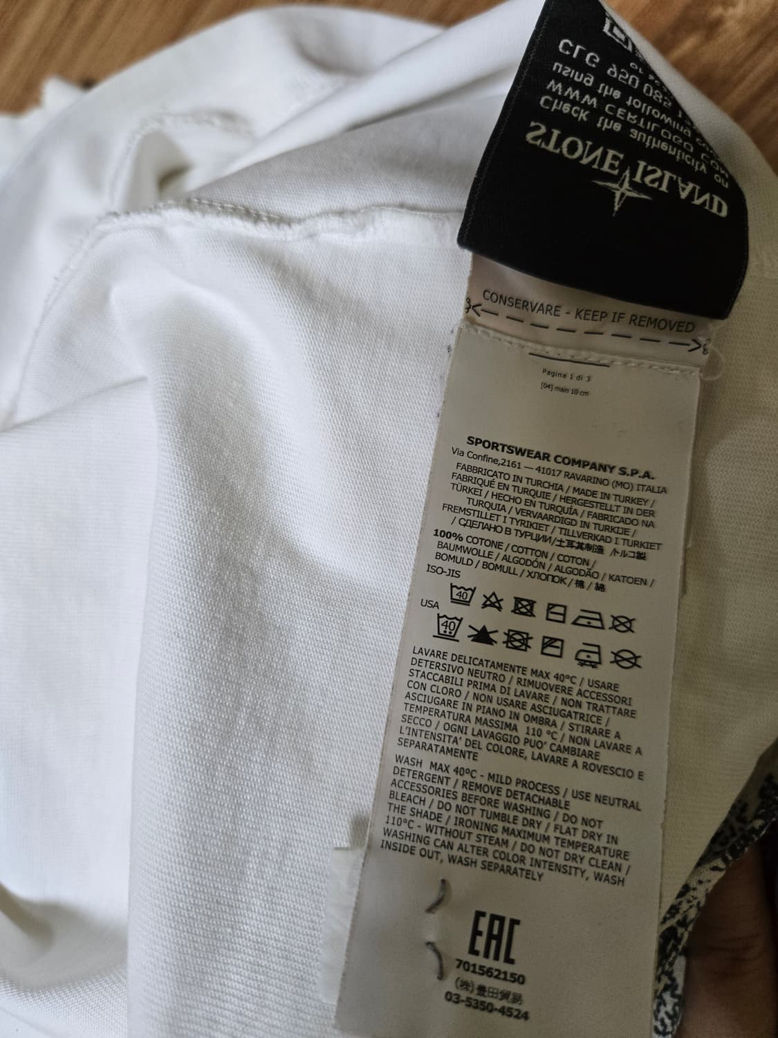 스톤아일랜드 롱슬리브 L 상품이미지5