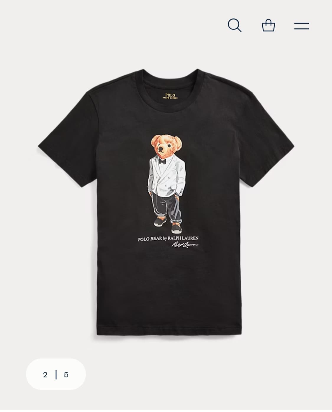 랄프로렌 폴로 베어 반팔 티셔츠 S사이즈 상품이미지5
