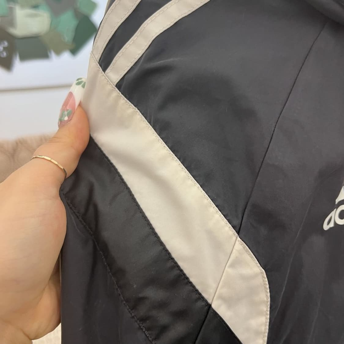 아디다스 올드스쿨 레트로 스트릿 바람막이 자켓 105 C11115 상품이미지8