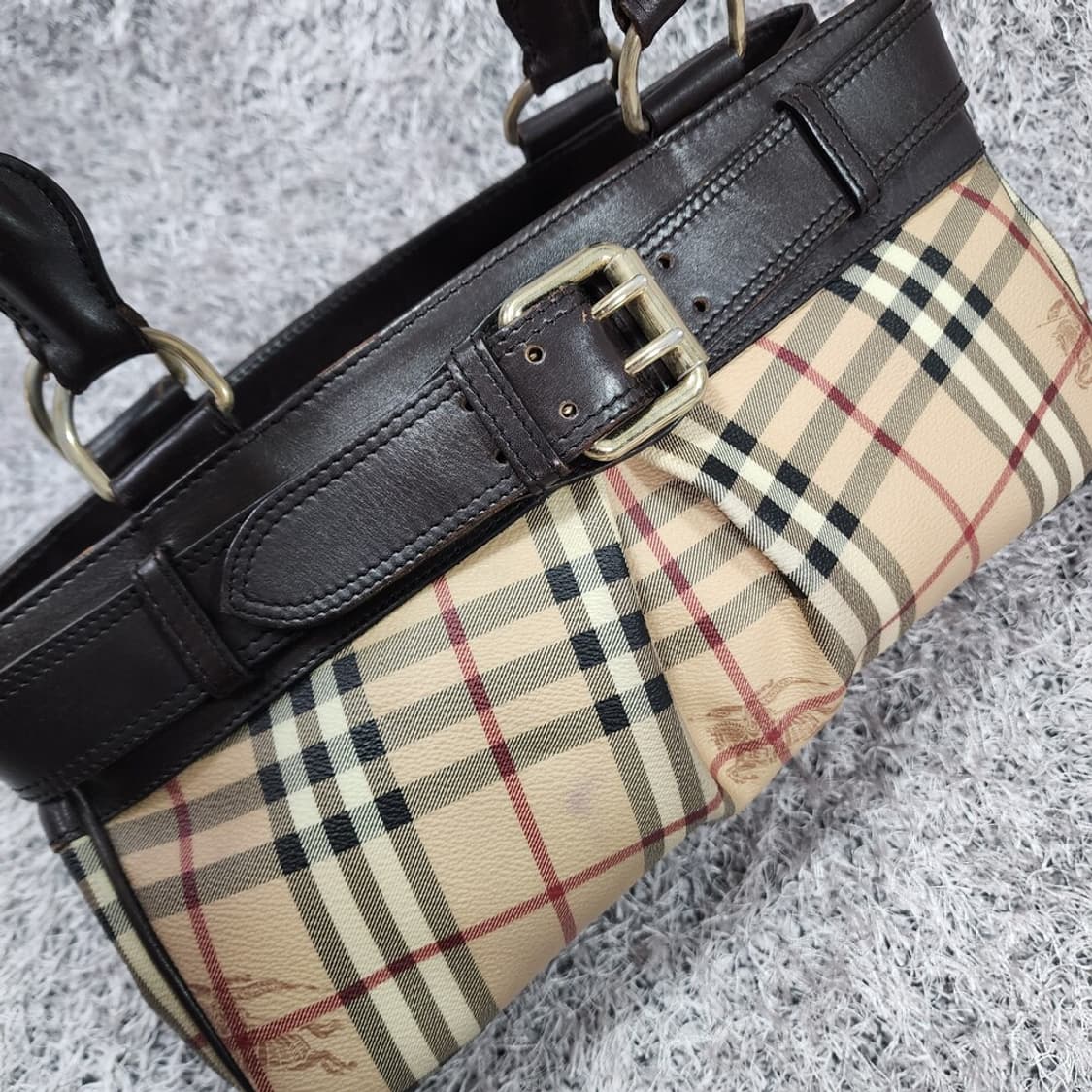 버버리 빈티지 체크 토트백 상품이미지2