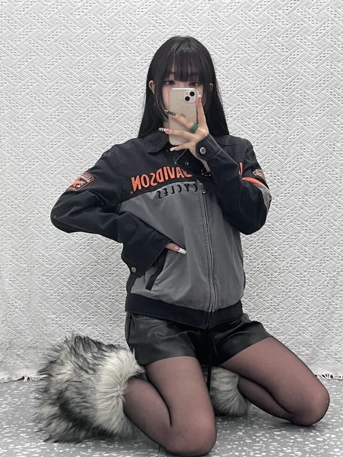 할리 데이비슨 디트로이트 모터사이클 레이싱 자켓 100 C10424 상품이미지1