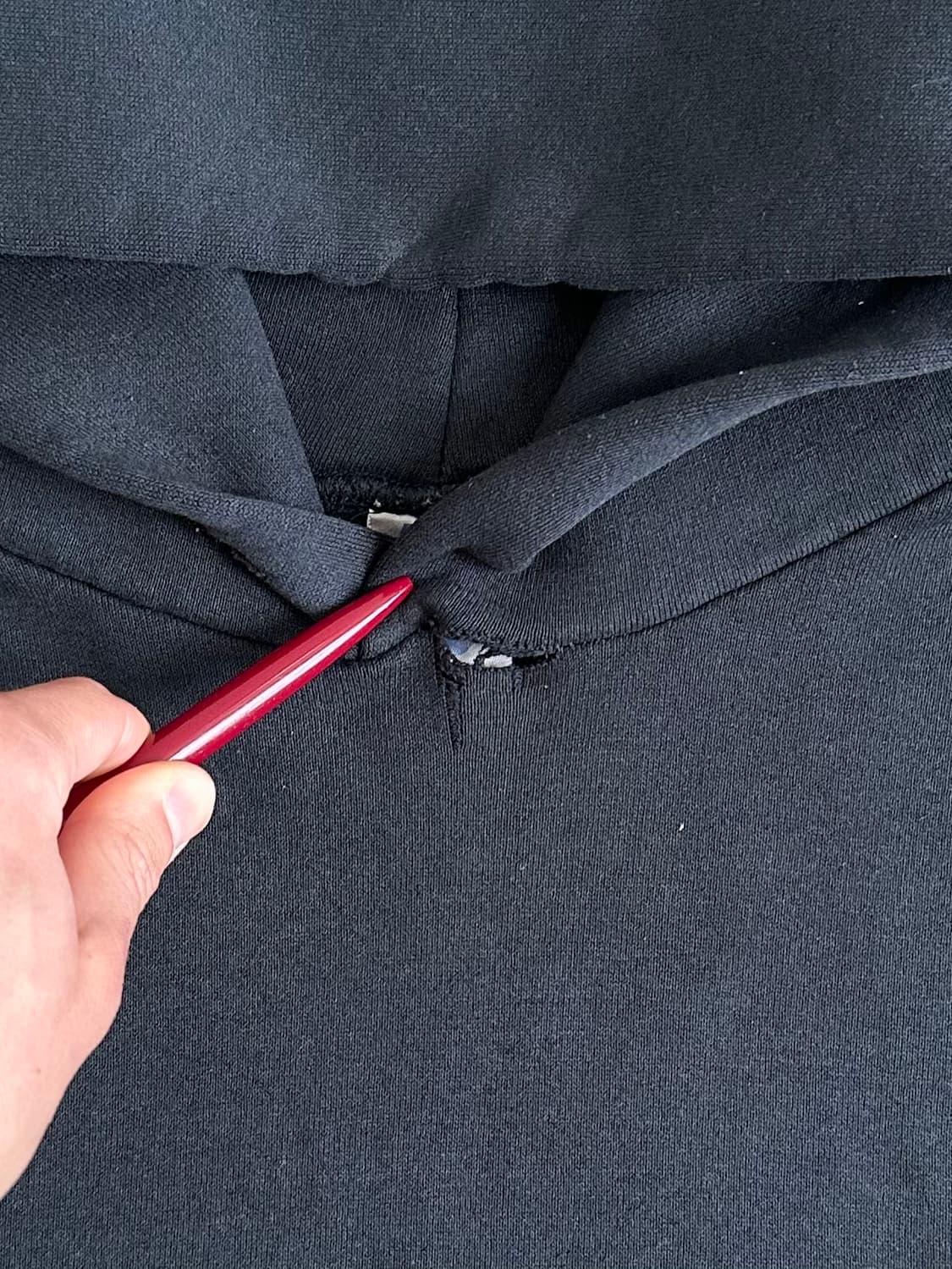 빈티지 러셀 후드 블랙 L 상품이미지7