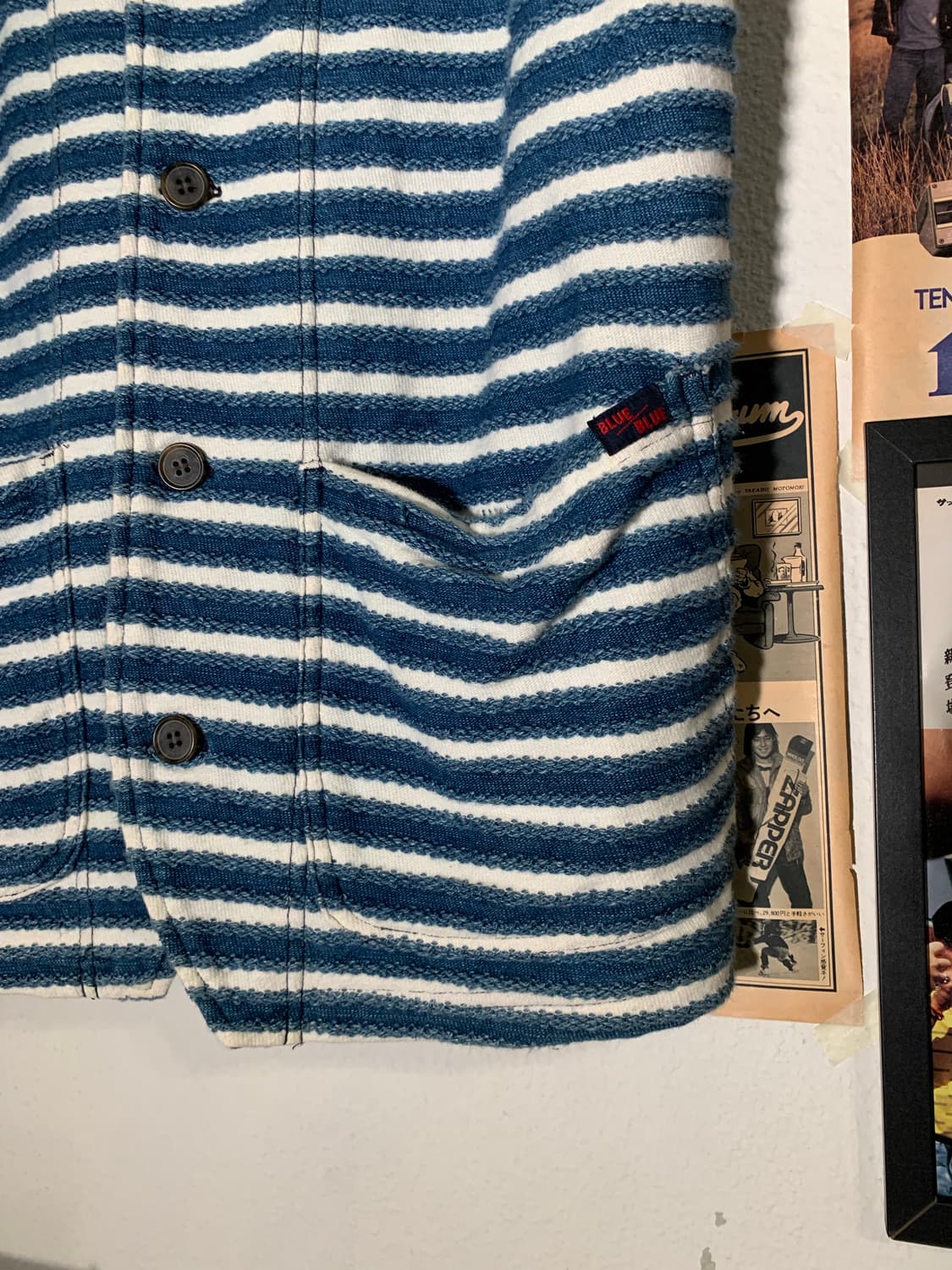 블루블루 스트라이프 베스트 상품이미지2