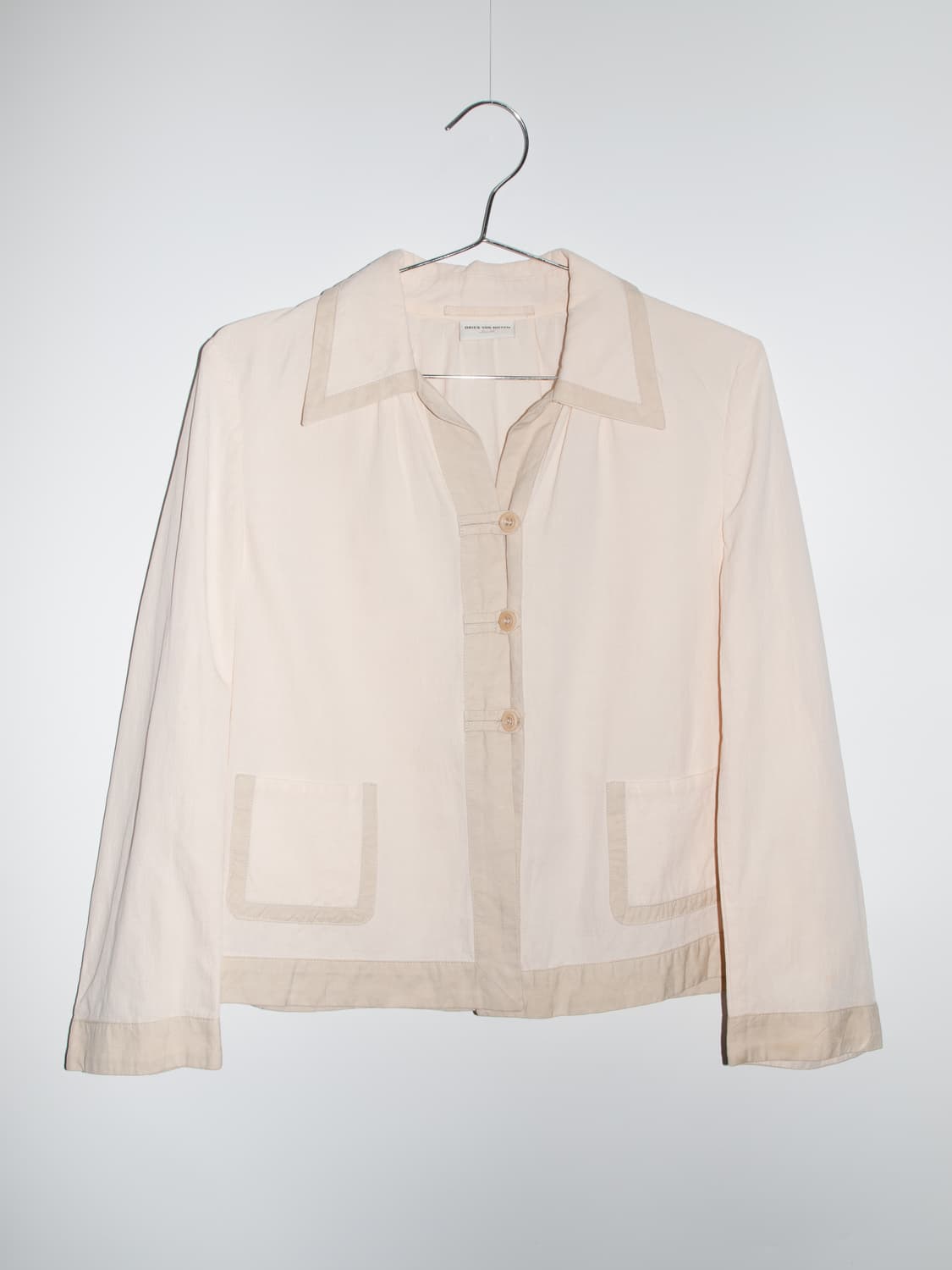 Cotton Linen Trim Jacket 상품이미지1