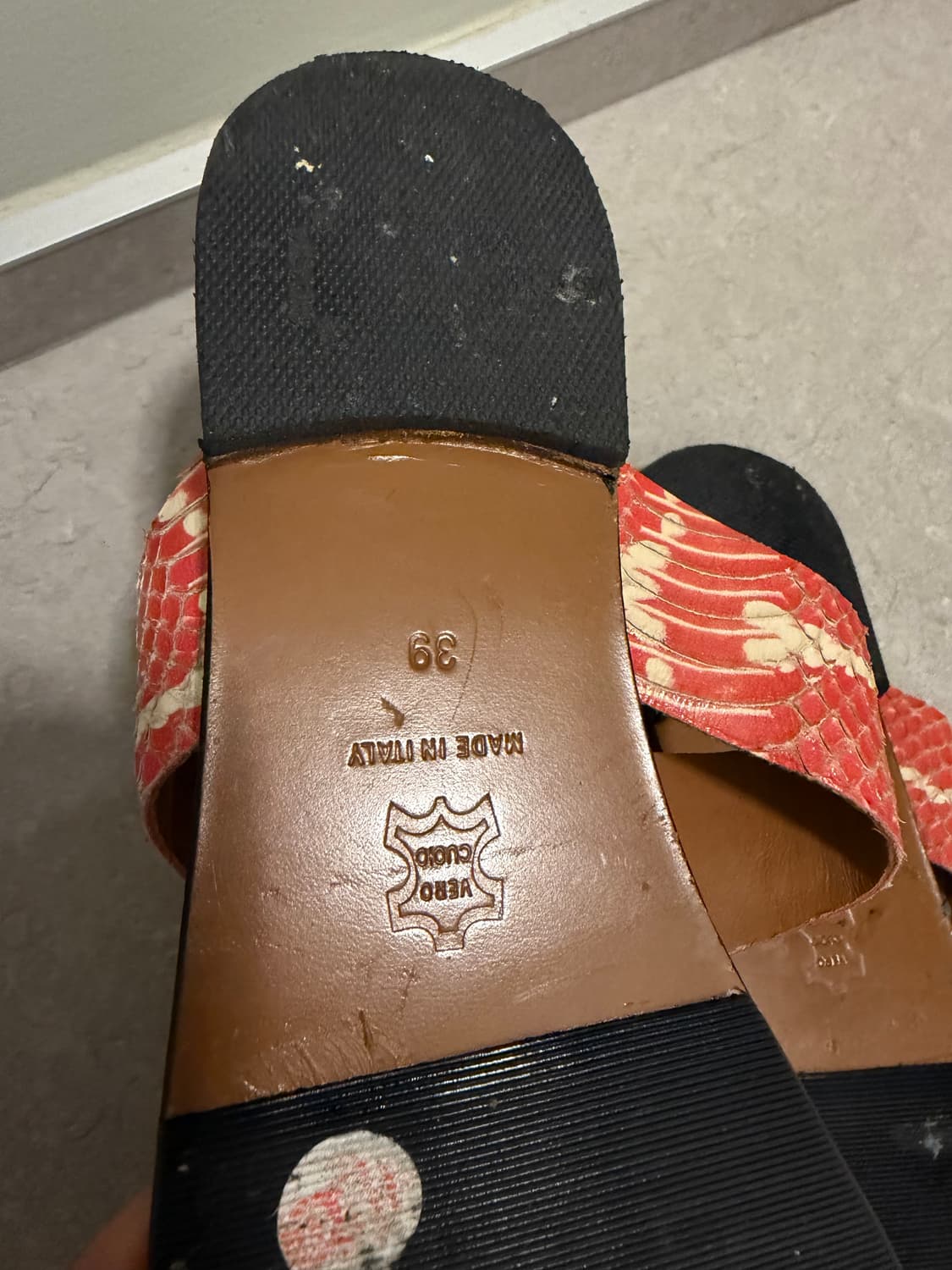 ATP Atelier 뱀피 샌들 39사이즈 상품이미지5