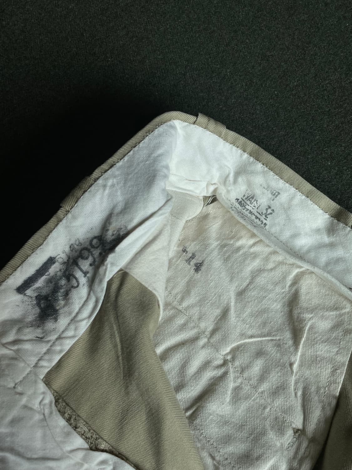 50s US Army Khaki Chino Shorts 상품이미지5