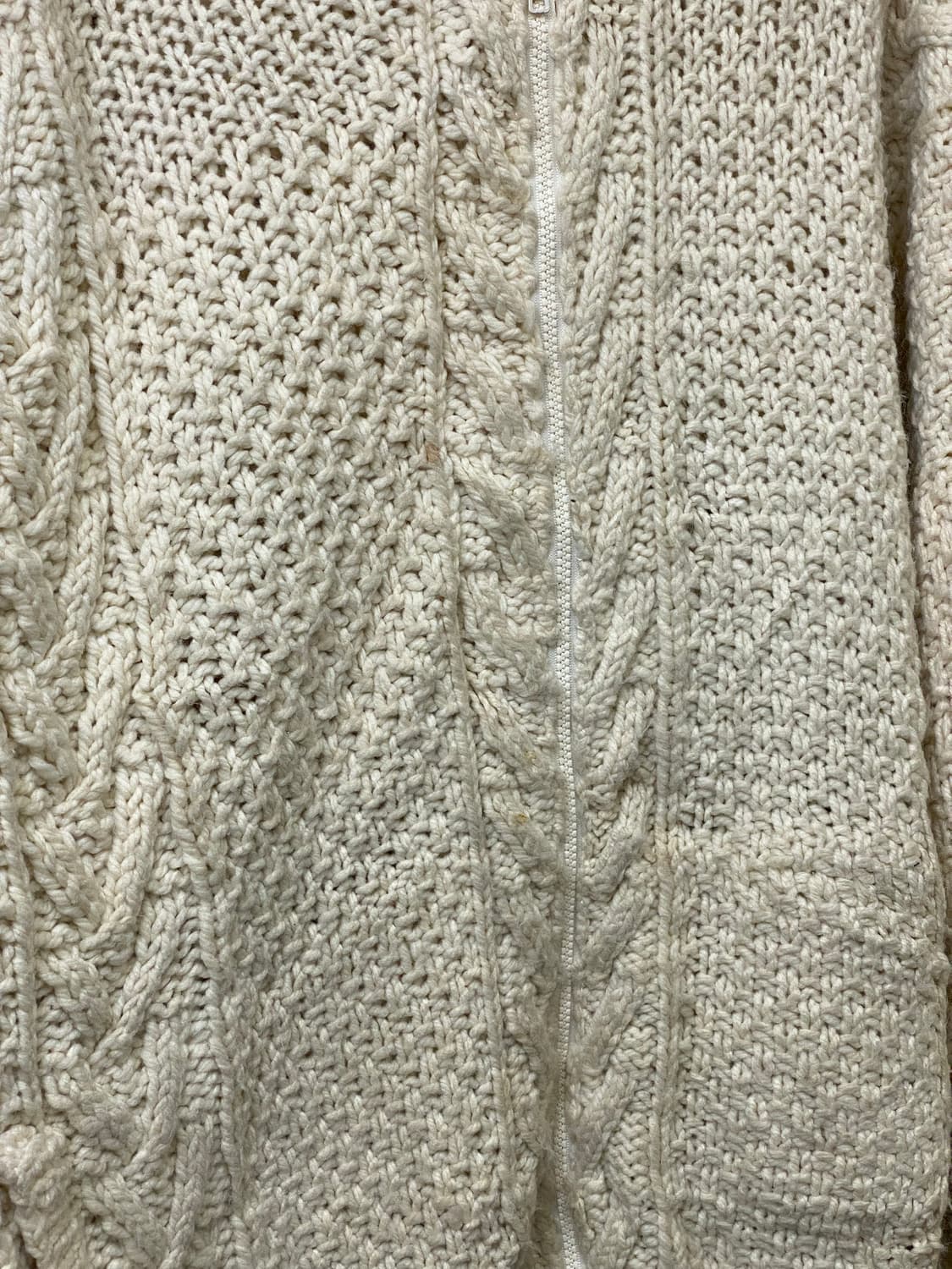 빈티지 헤비 니트 집업 상품이미지2