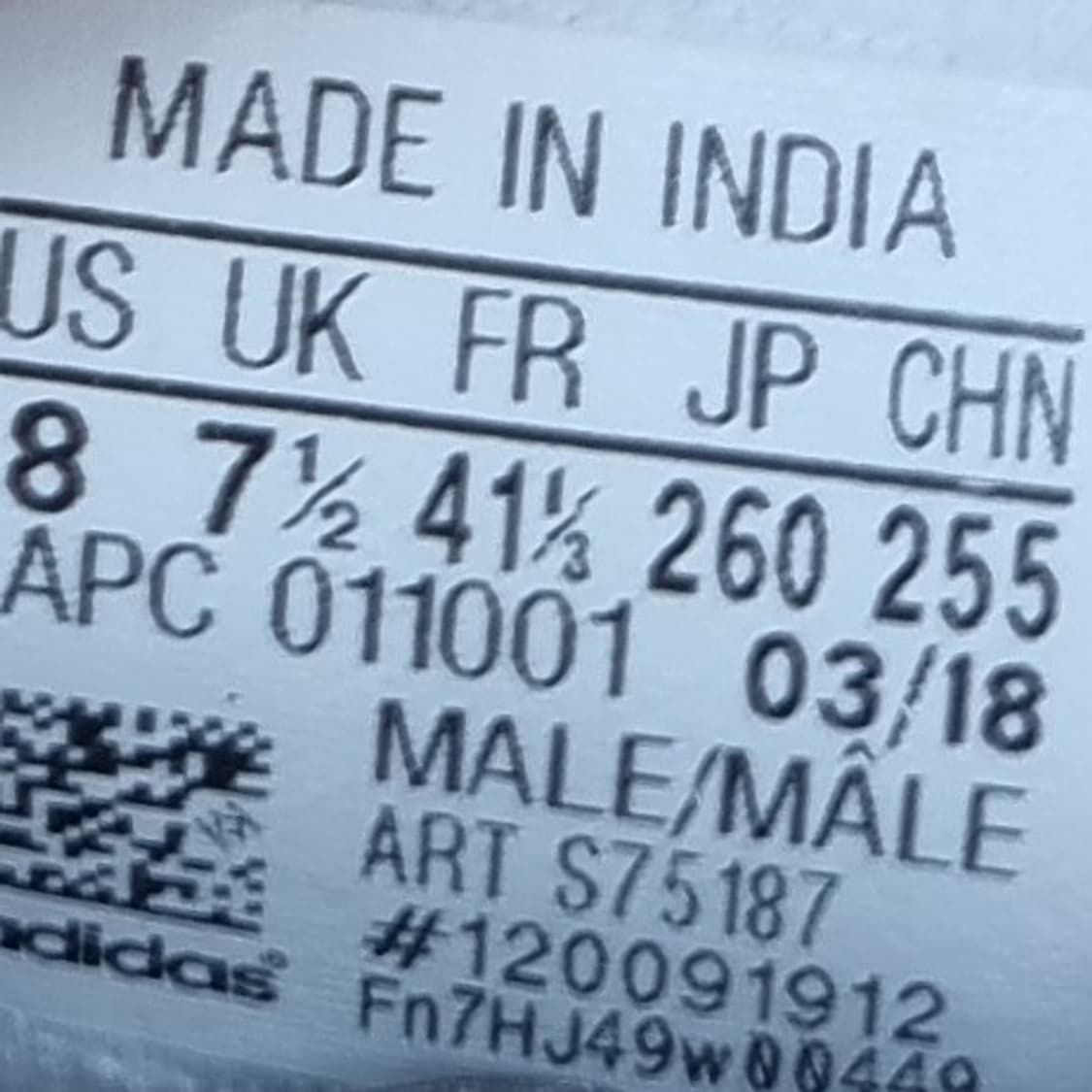 아디다스 스탠스미스 벨크로 남성운동화260 상품이미지6