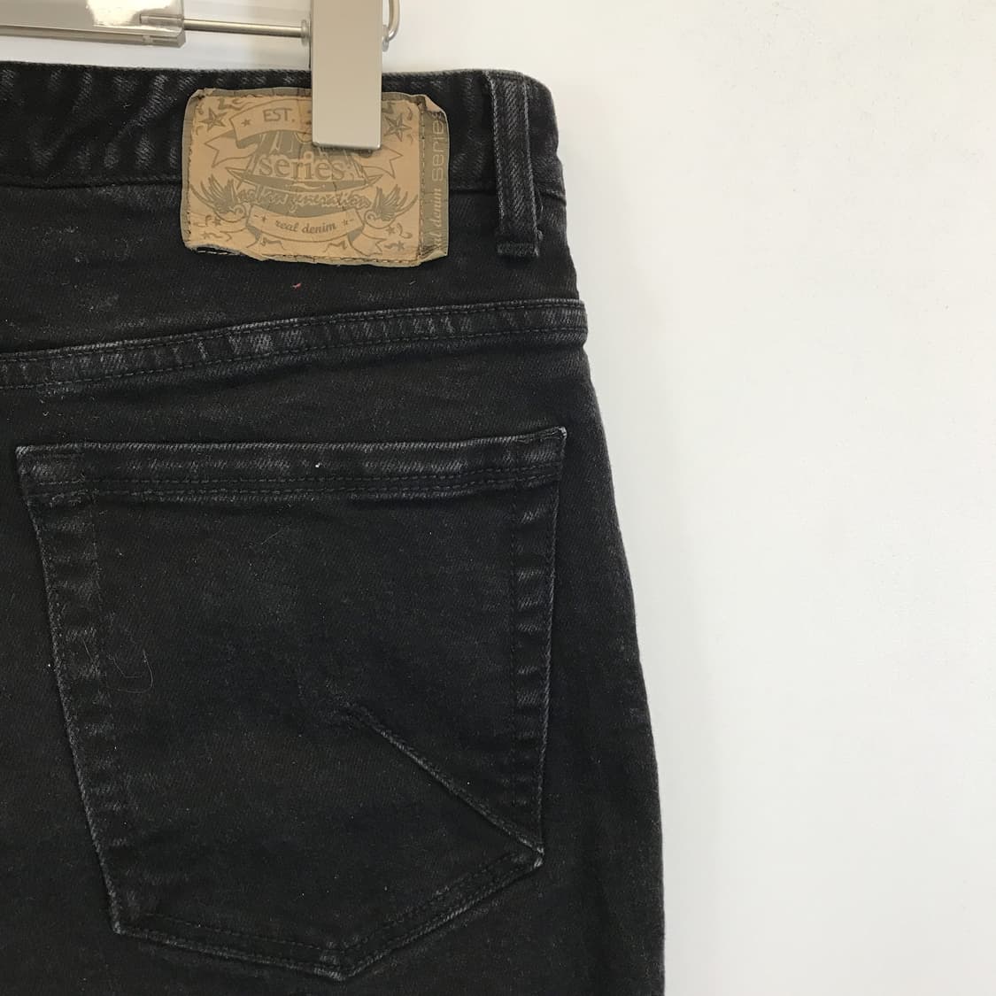 Series 시리즈 블랙 데님 청바지 [31인치] 상품이미지4
