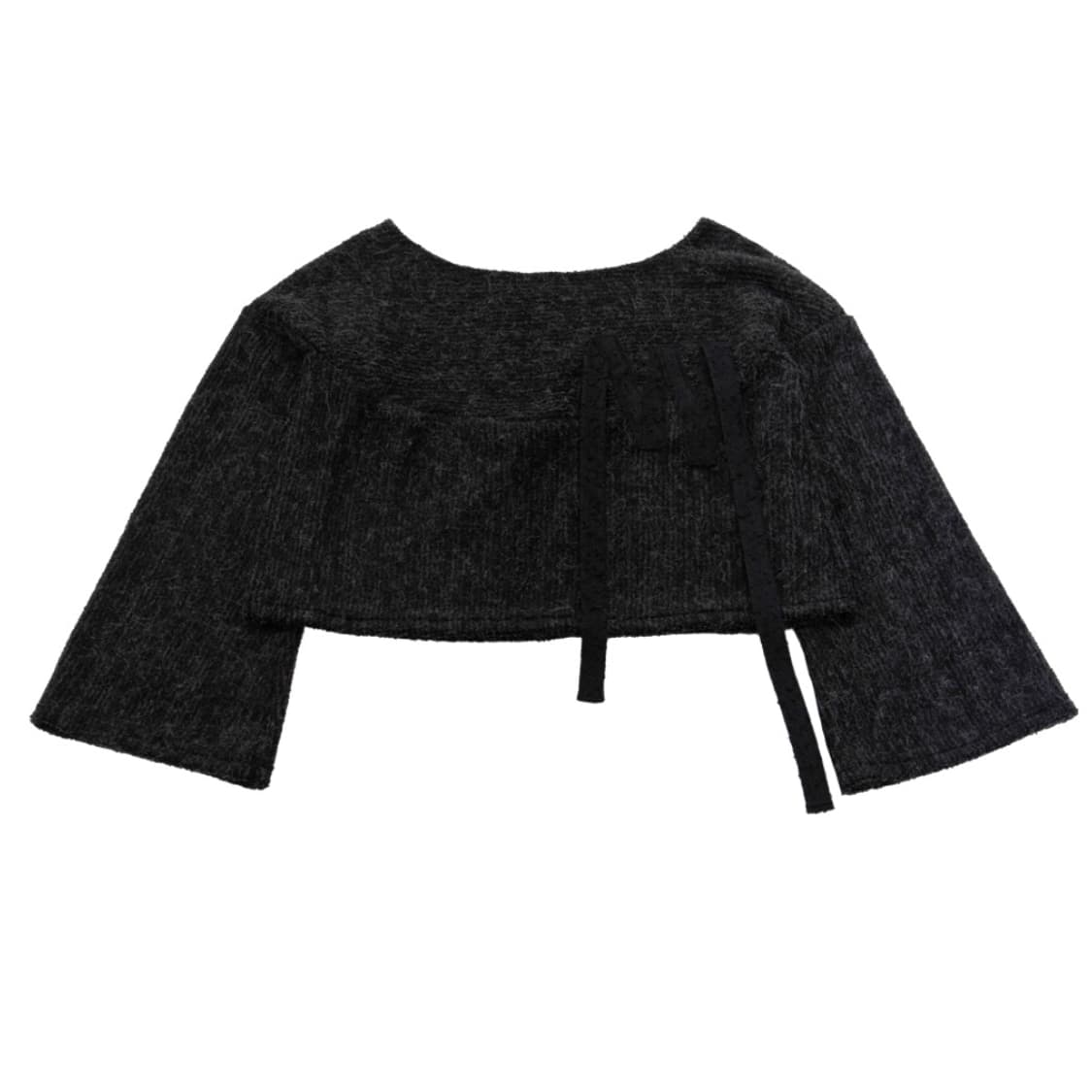 [WETTAG] 웻태그 W 와이드 넥 스웨터 #CHARCOAL 상품이미지5