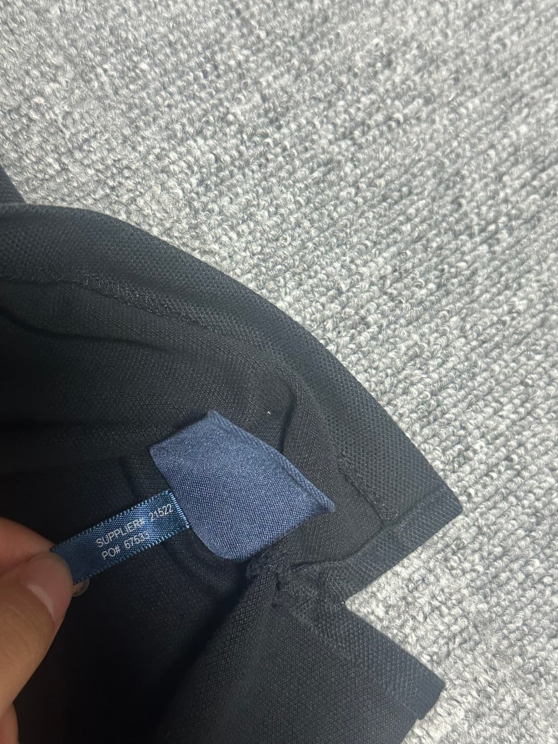 폴로 빅포니 슬림핏 카라티 블랙 상품이미지3