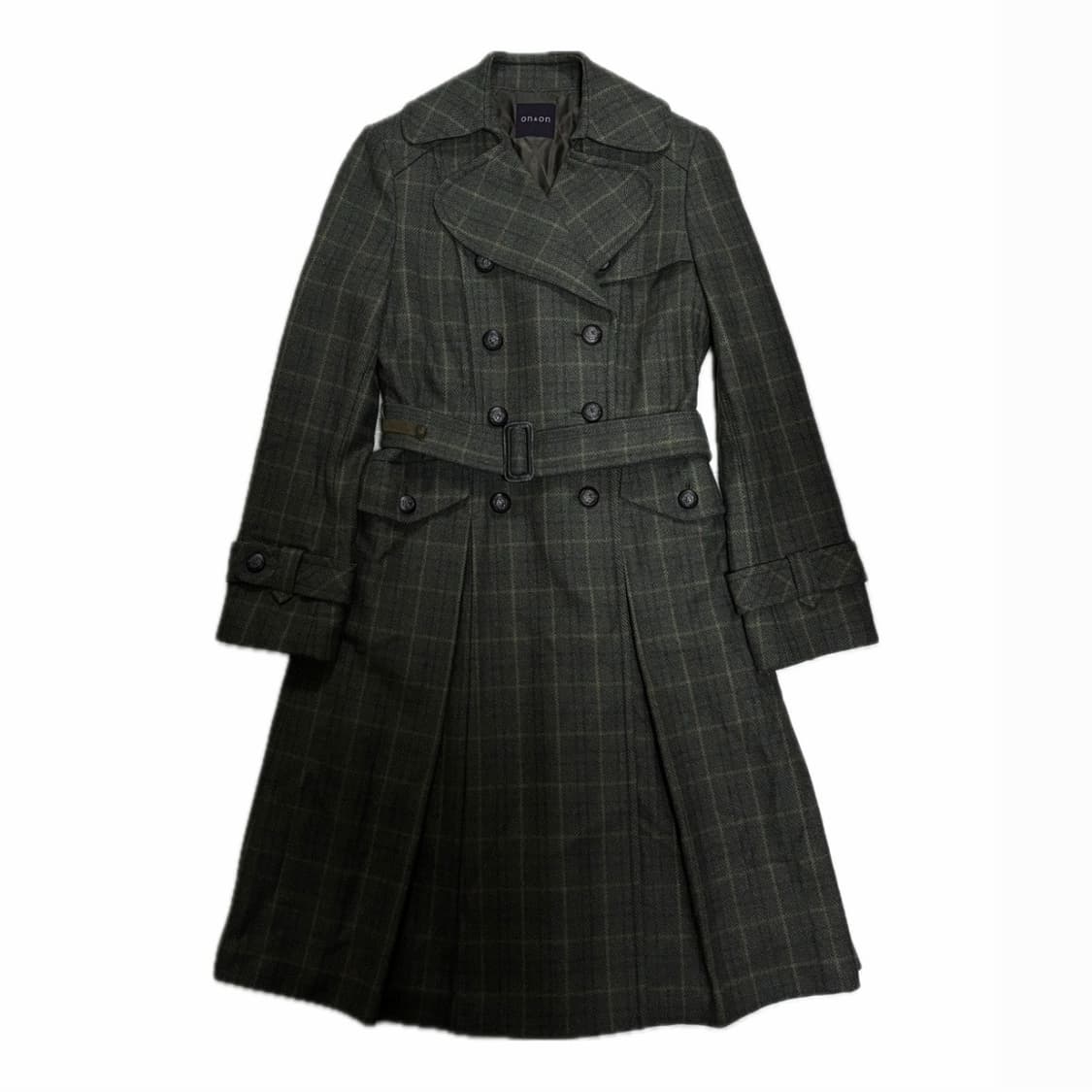 ON&ON 더블 버튼 체크 코트 상품이미지1