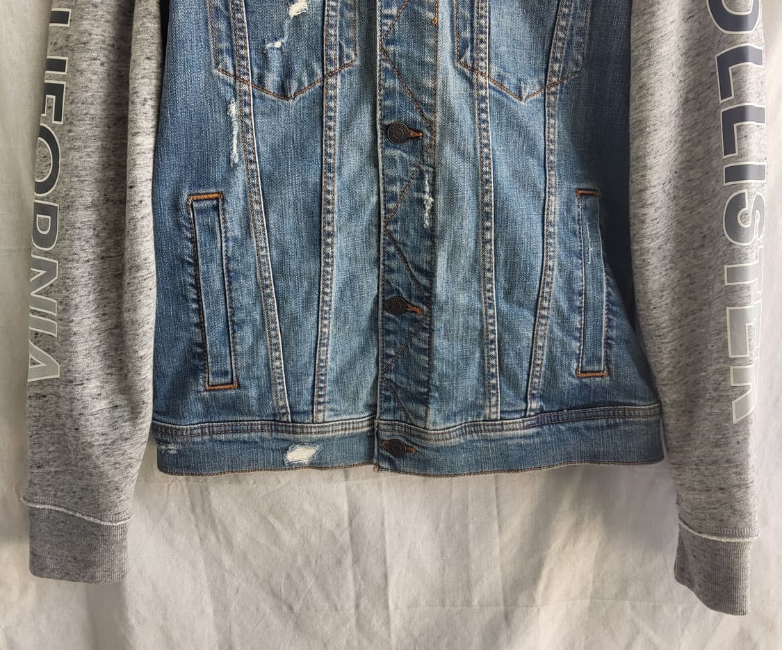 HOLLISTER 홀리스터 데님 자켓 S 베이직 청자켓 트러커자켓 상품이미지4