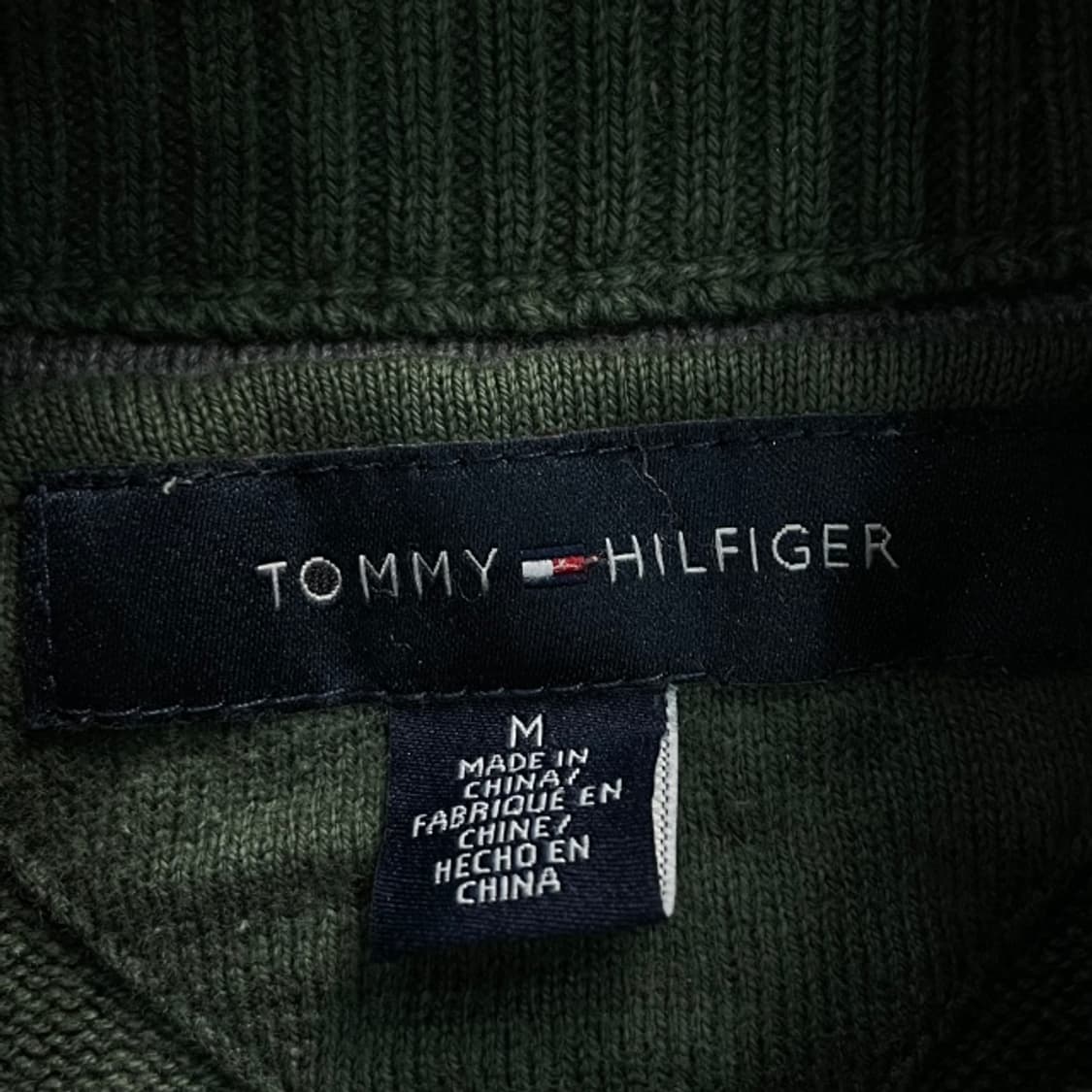 100 타미힐피거 니트집업 상품이미지3