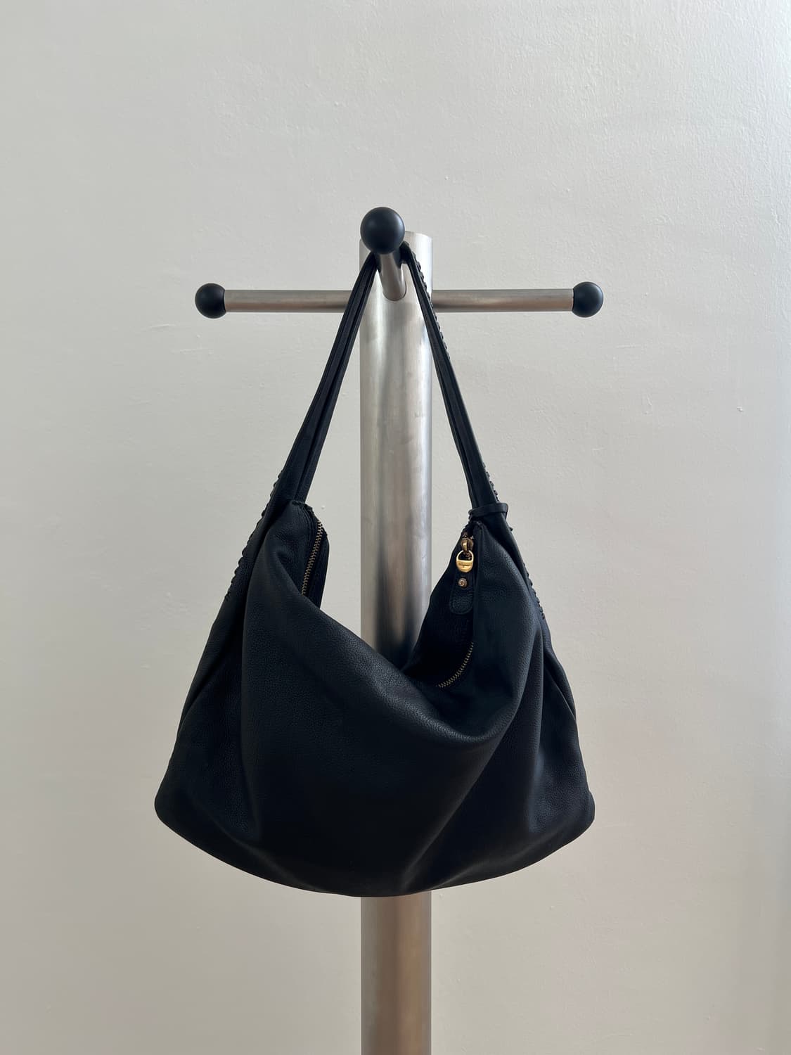 페라가모 블랙 레더 숄더백 상품이미지10