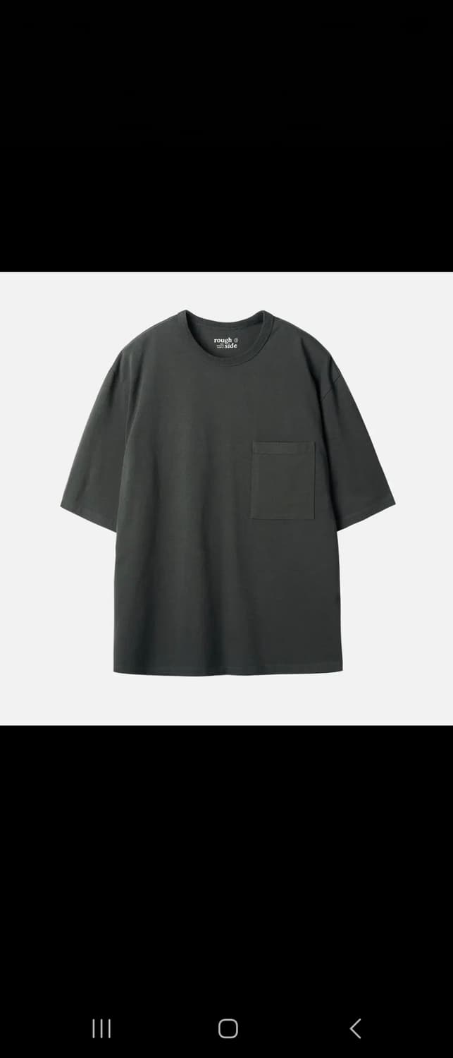 [1] 러프사이드 프라이머리 반팔티 차콜 상품이미지1