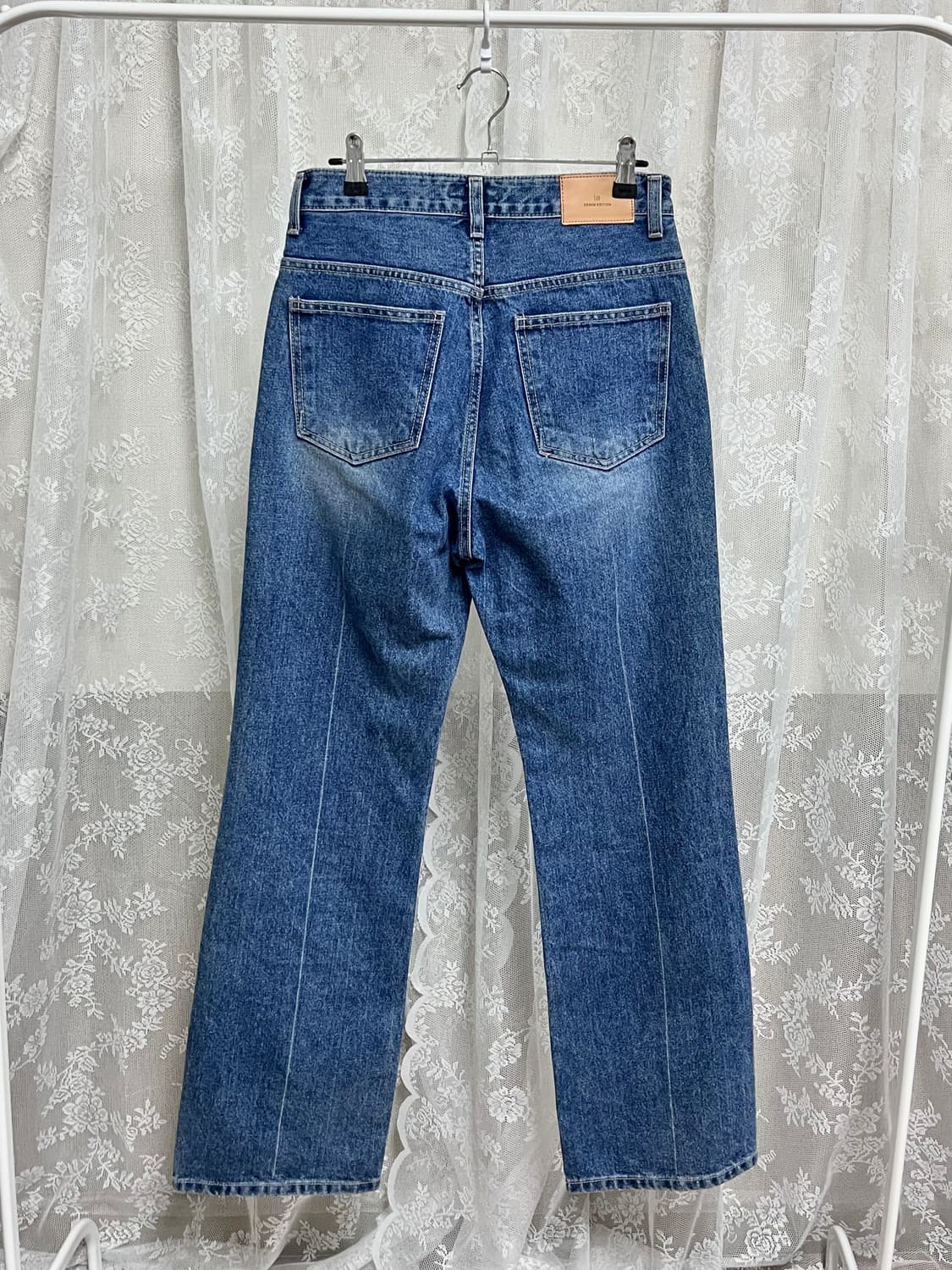 66) 르 Le 데님에디션 와이드 청바지 중청 상품이미지2