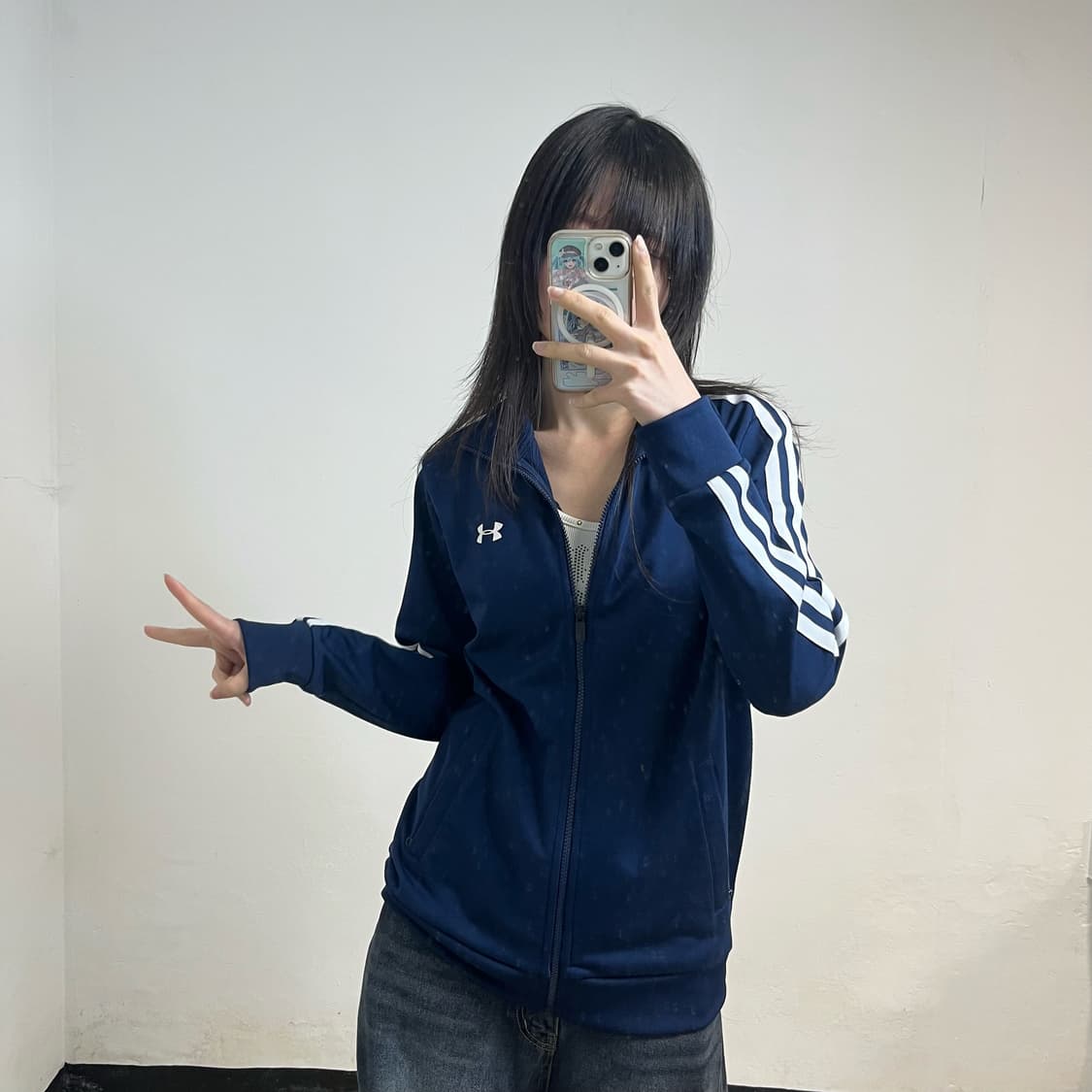 Under Armour navy jersey 상품이미지2