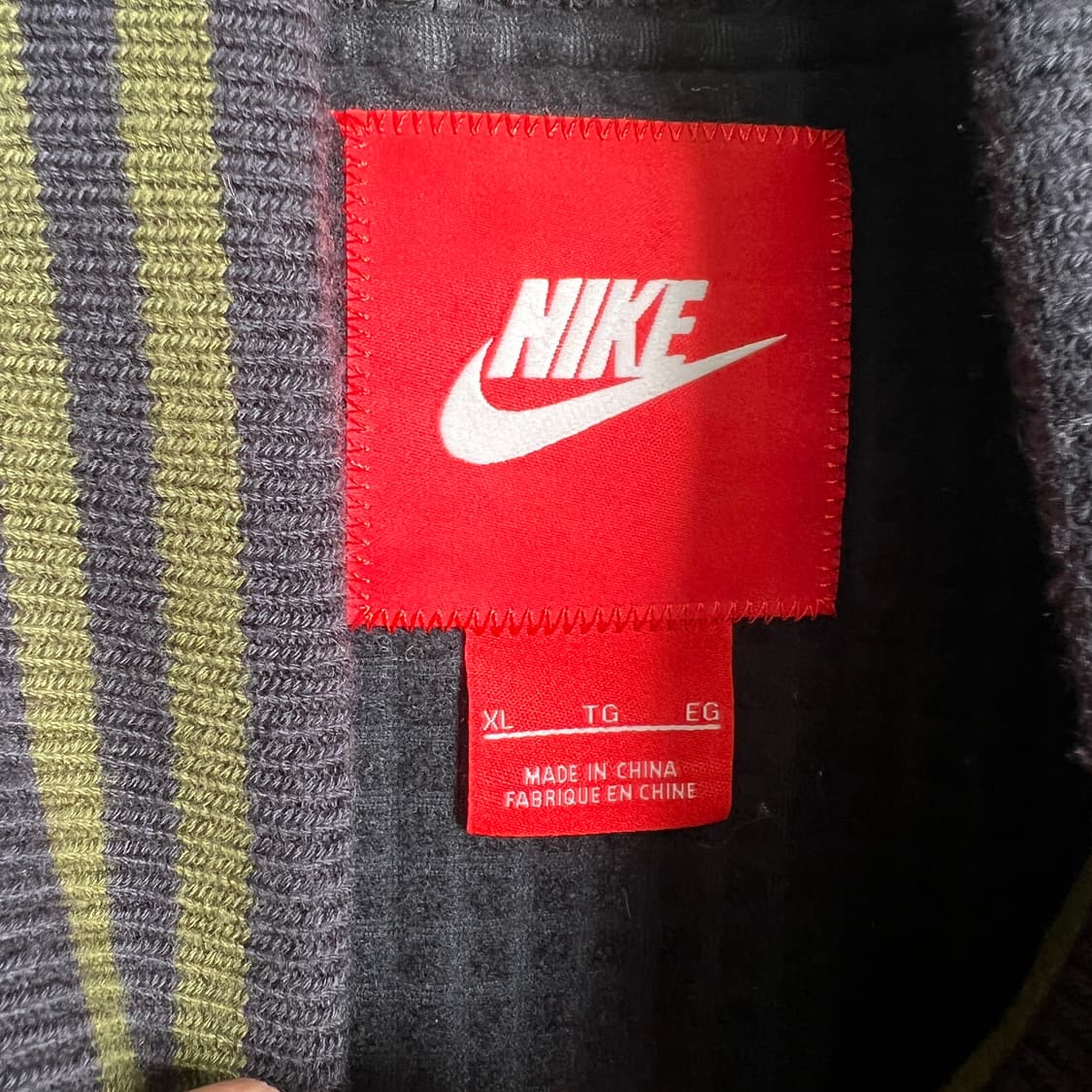 나이키 디스트로이어 레더 바시티 자켓 XL 상품이미지3