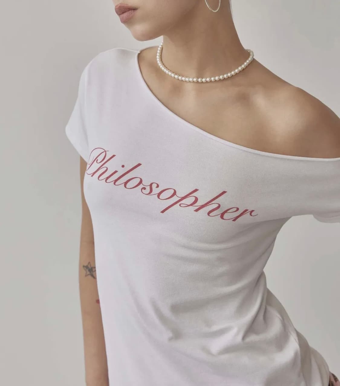 스컬프터 Hook Me Up Layered Tee White  상품이미지3