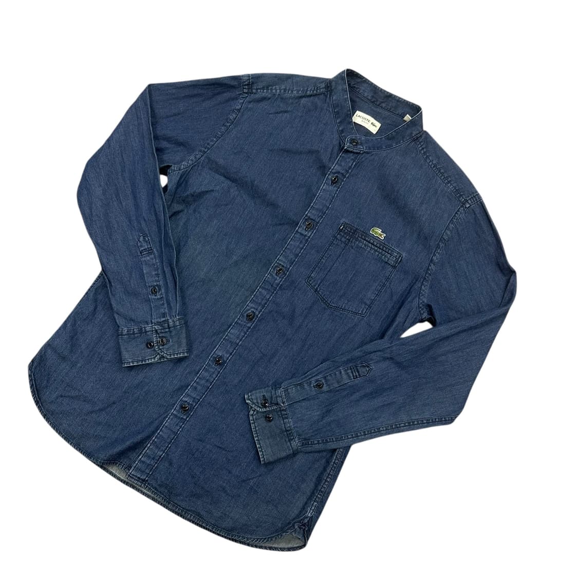 라코스테 헨리넥 데님 셔츠 상품이미지3