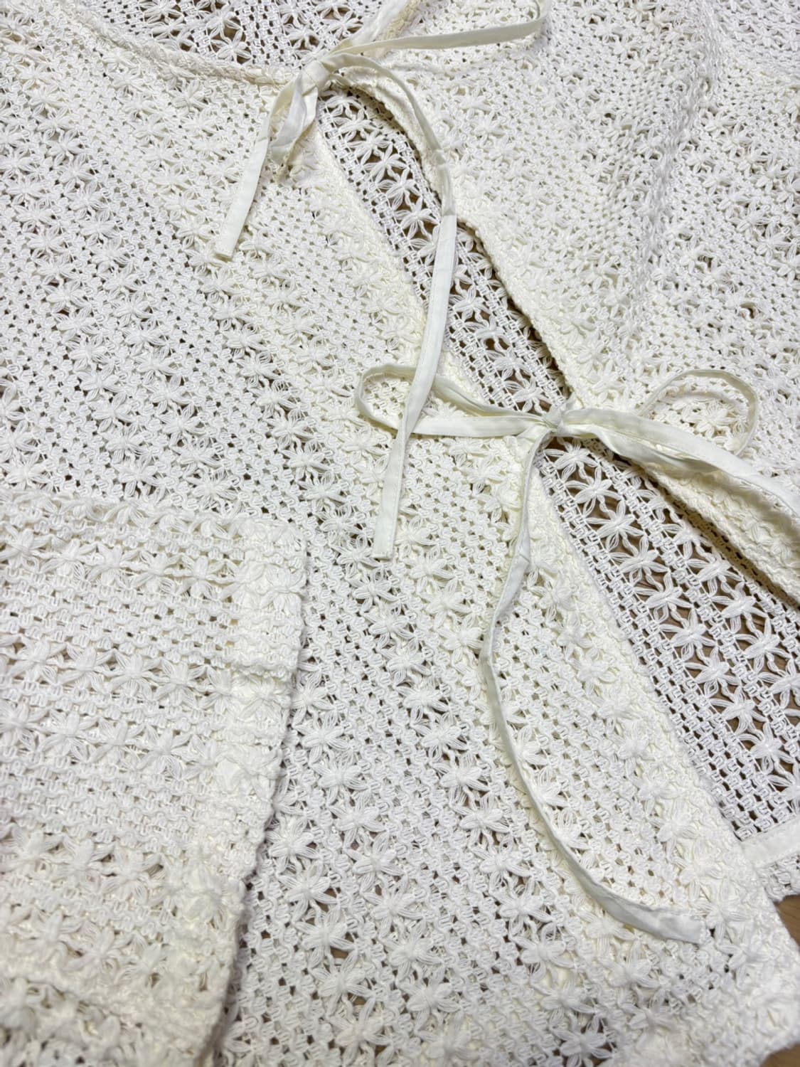 CCMMO 아이보리 레이스 탑 상품이미지4