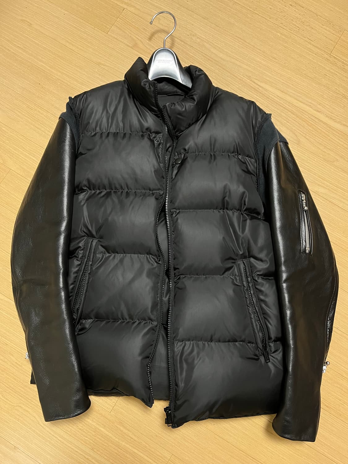 [2] 언더커버 레더슬리브 다운자켓 상품이미지1