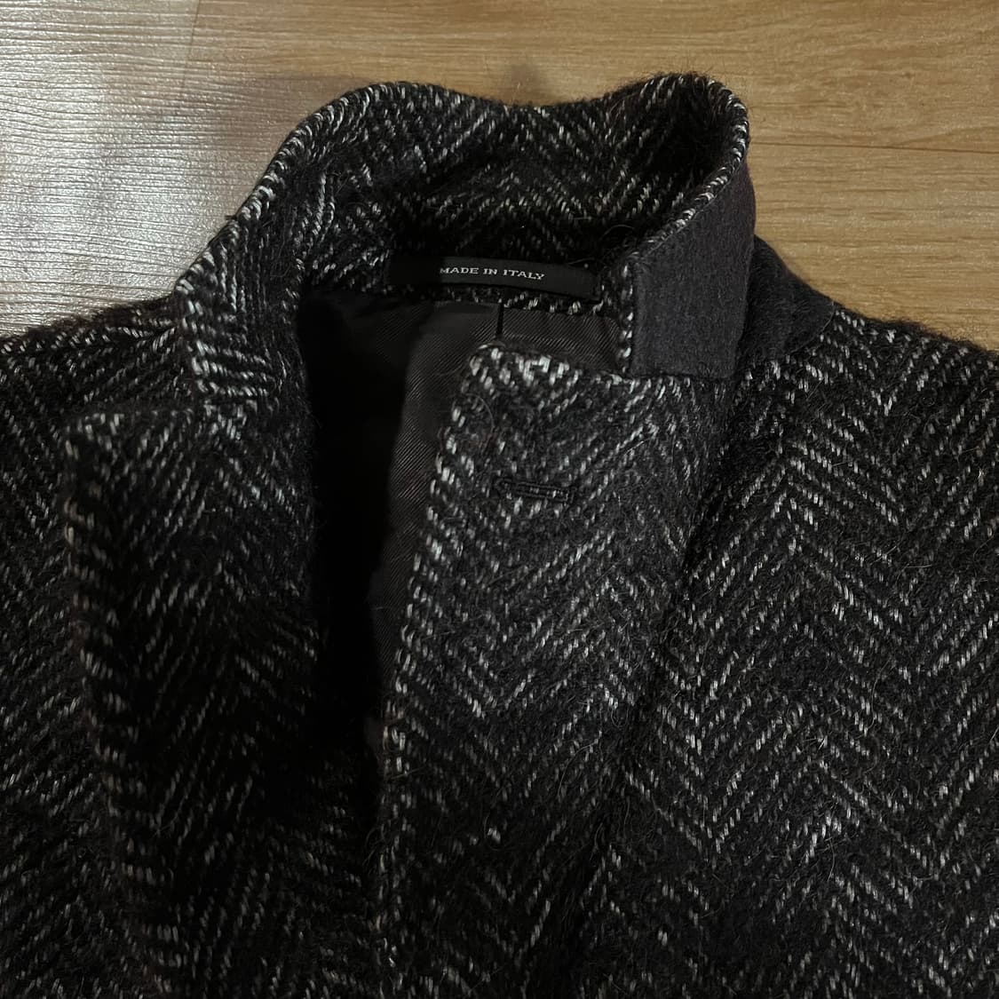 [100] 딸리아또레 헤링본 알파카 코트 상품이미지3