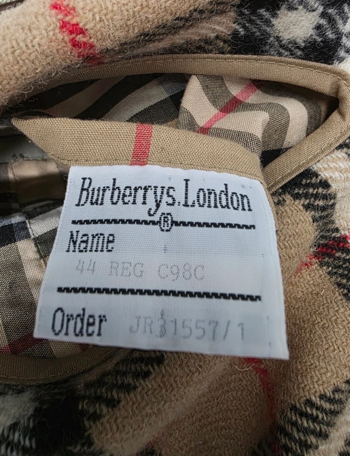 버버리 트렌치 코트 울내피 탈부착 100 상품이미지10